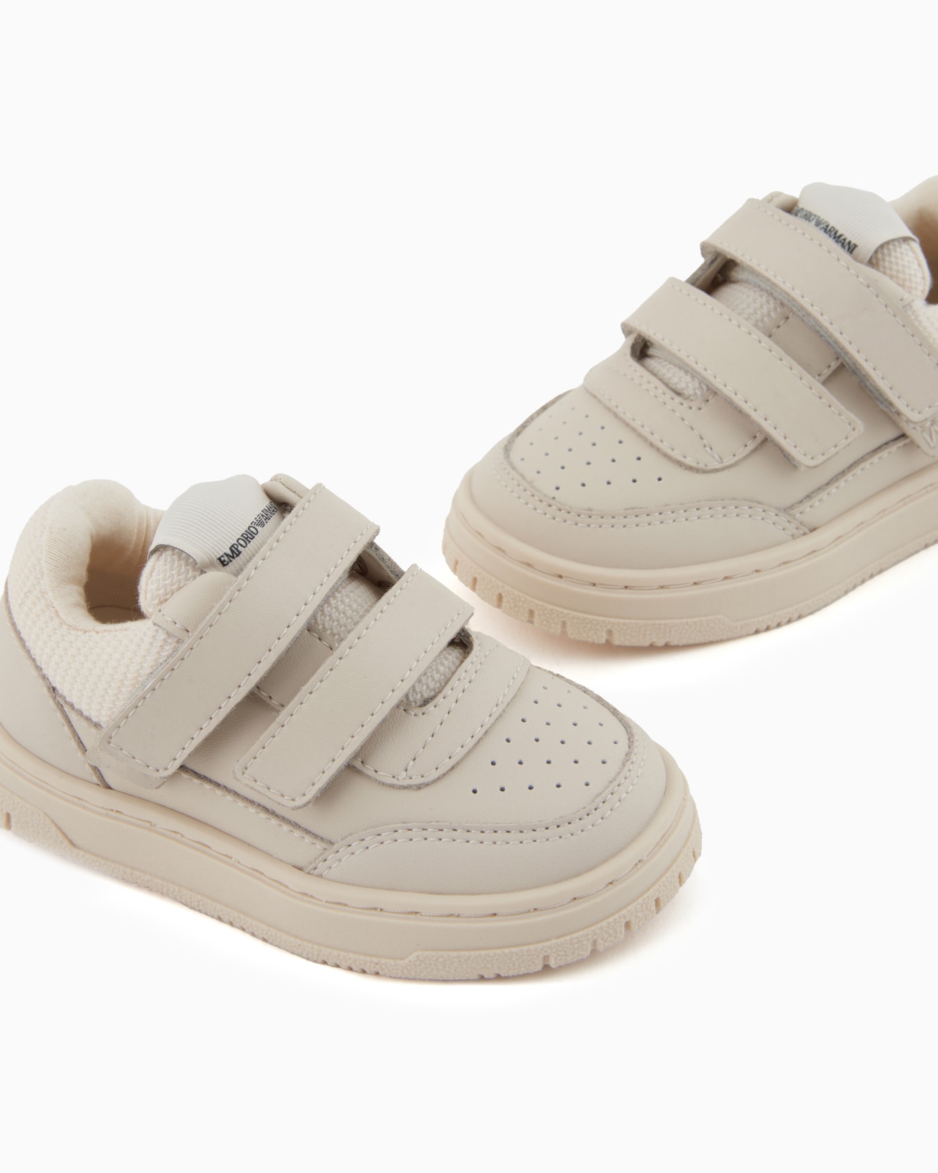 Sneakers en cuir avec détails en mesh Diapositive 4