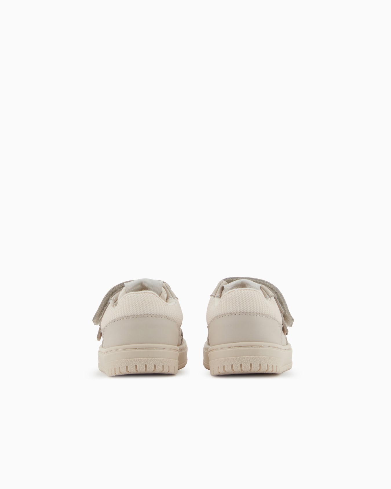 Sneakers en cuir avec détails en mesh Diapositive 3