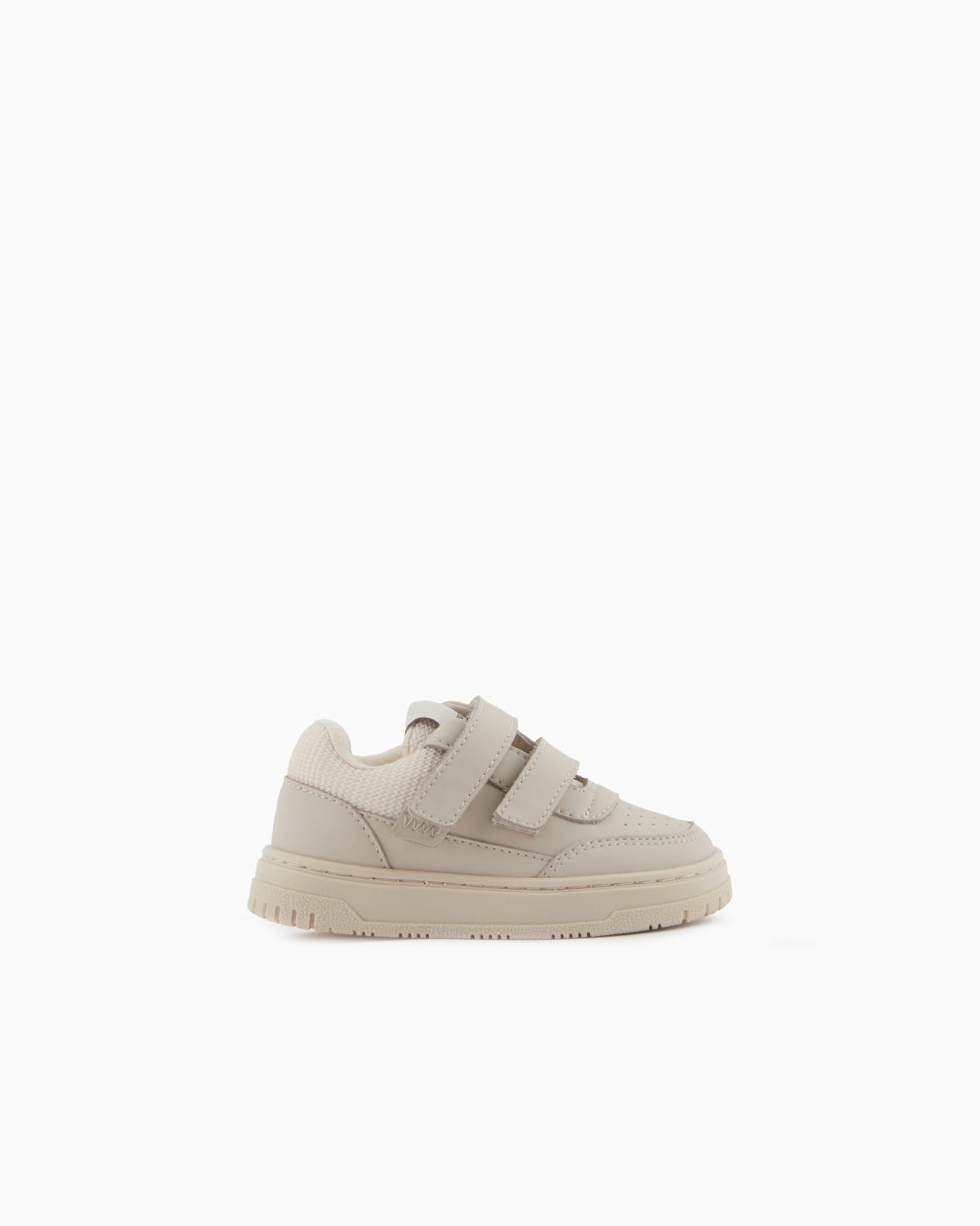 Sneakers en cuir avec détails en mesh Diapositive 0