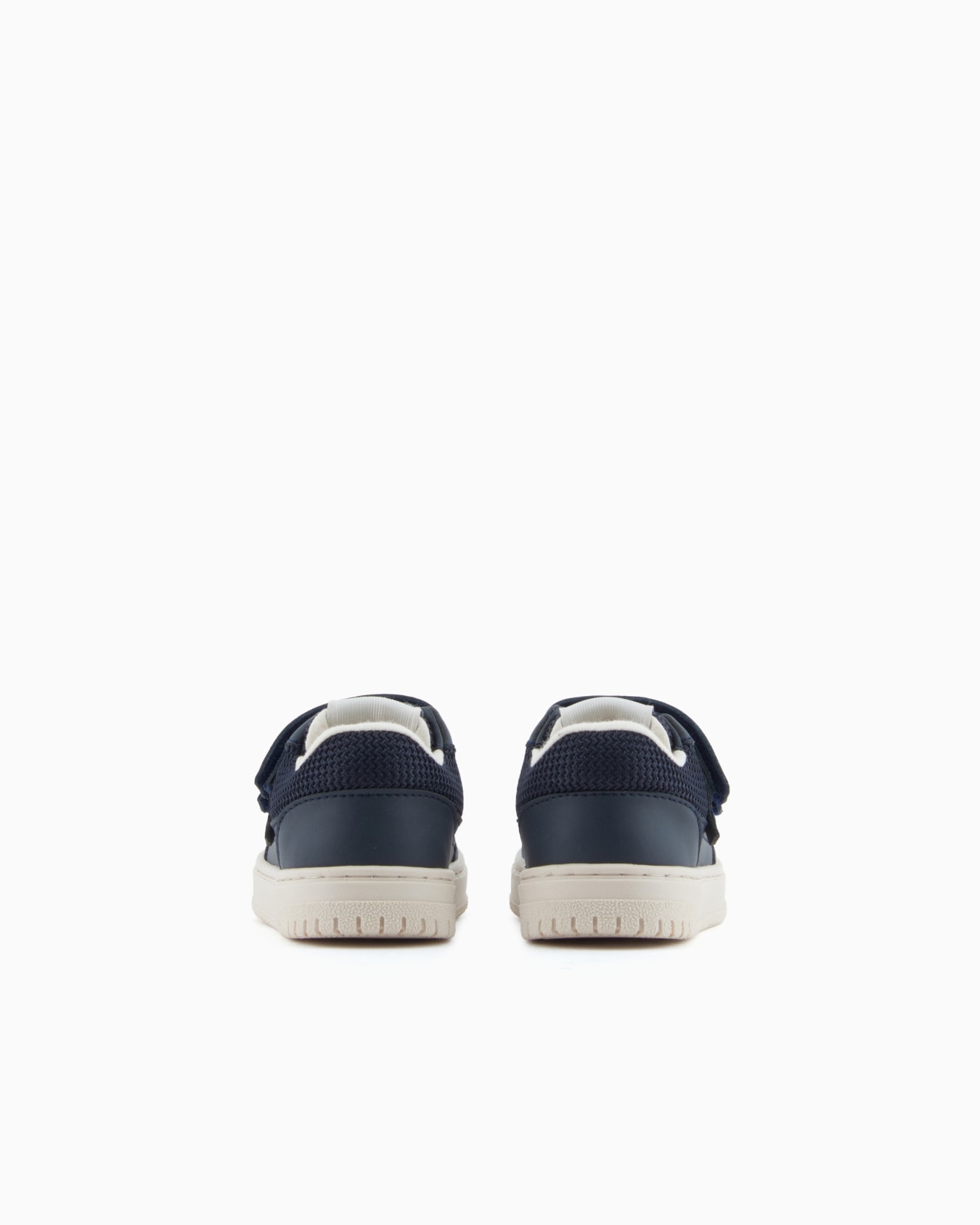 Sneakers en cuir avec détails en mesh Diapositive 3