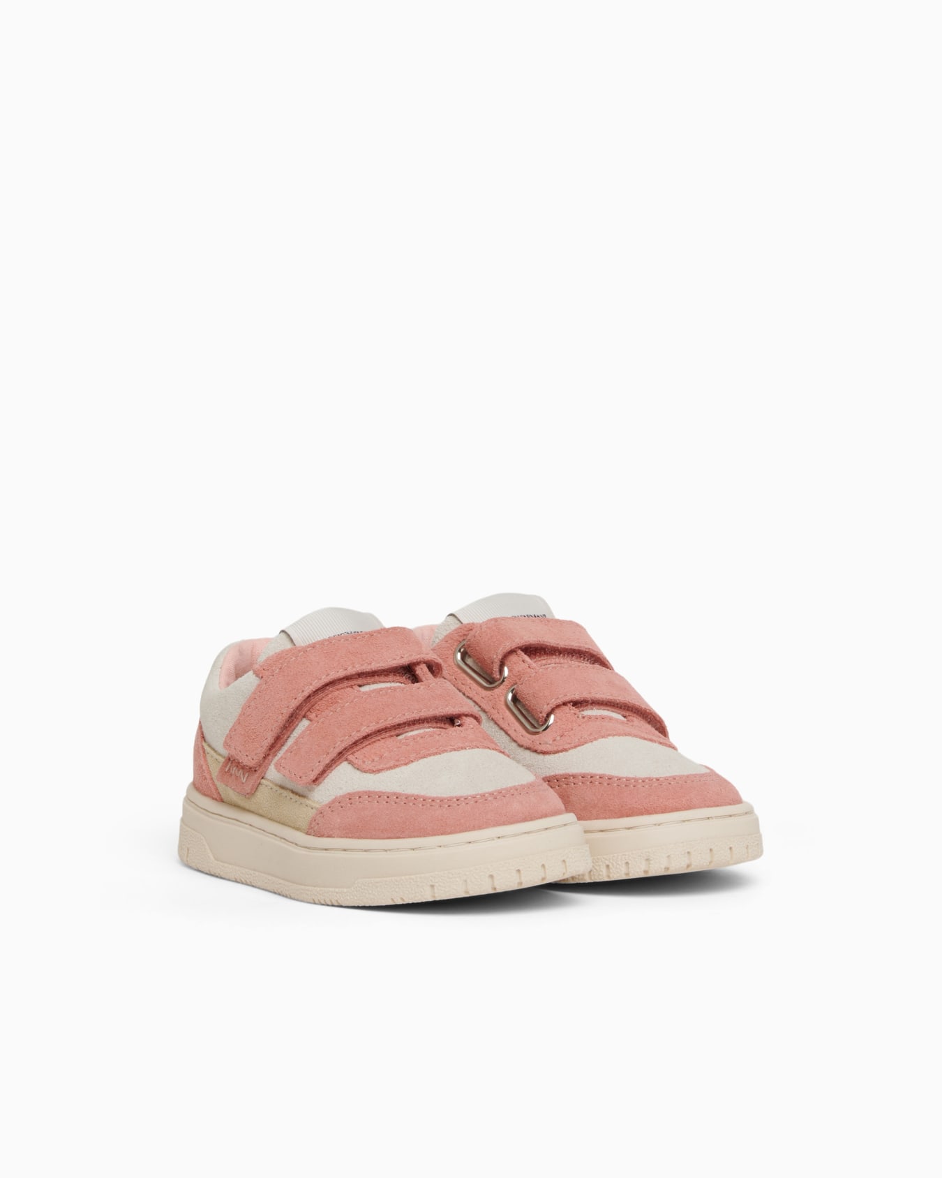 Suede sneakers with strap Diapositive 1