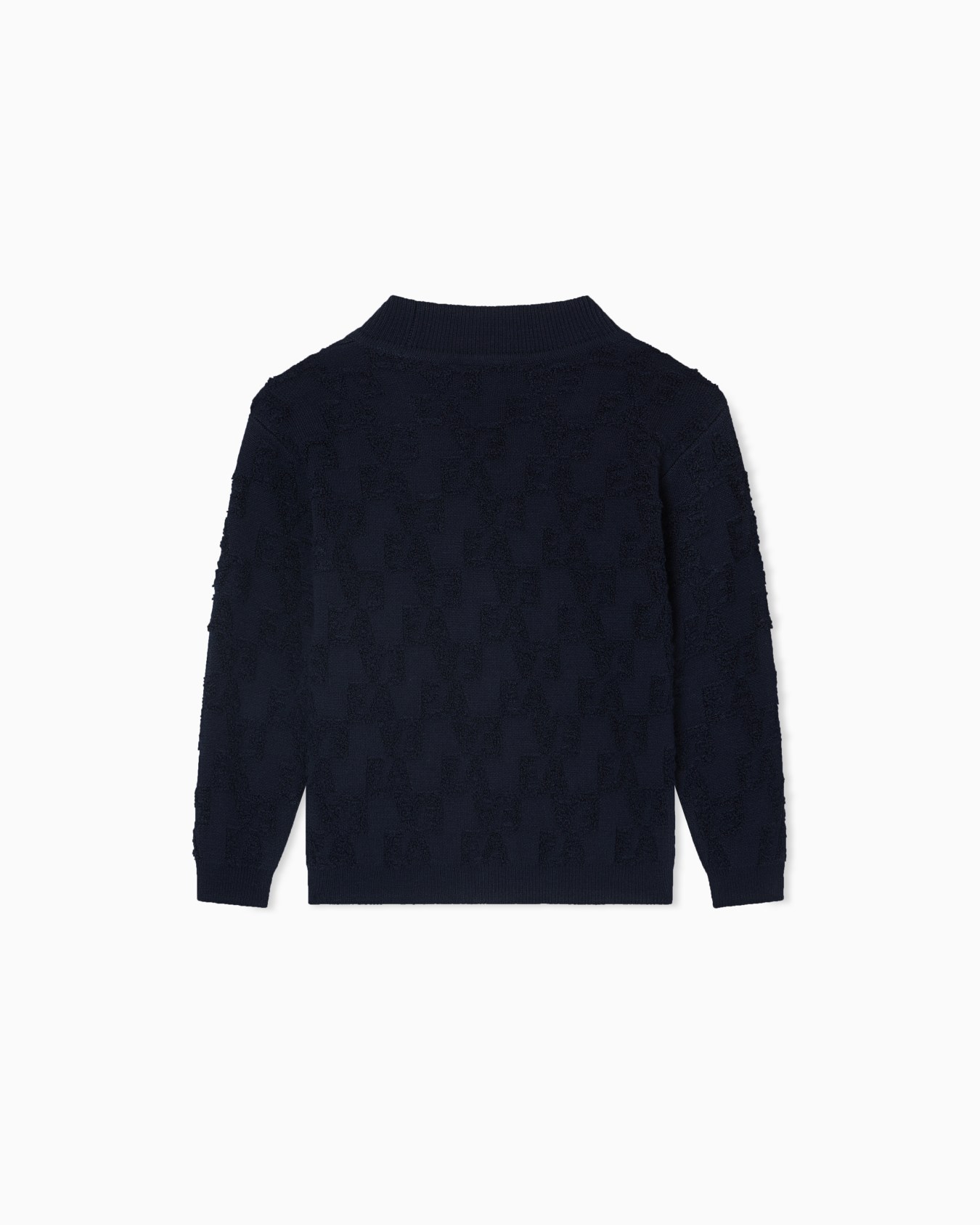 Cardigan mit V-Ausschnitt, gefertigt aus einer Woll-Mischung mit geprägtem 3D-Logo-Schriftzug Folie 2