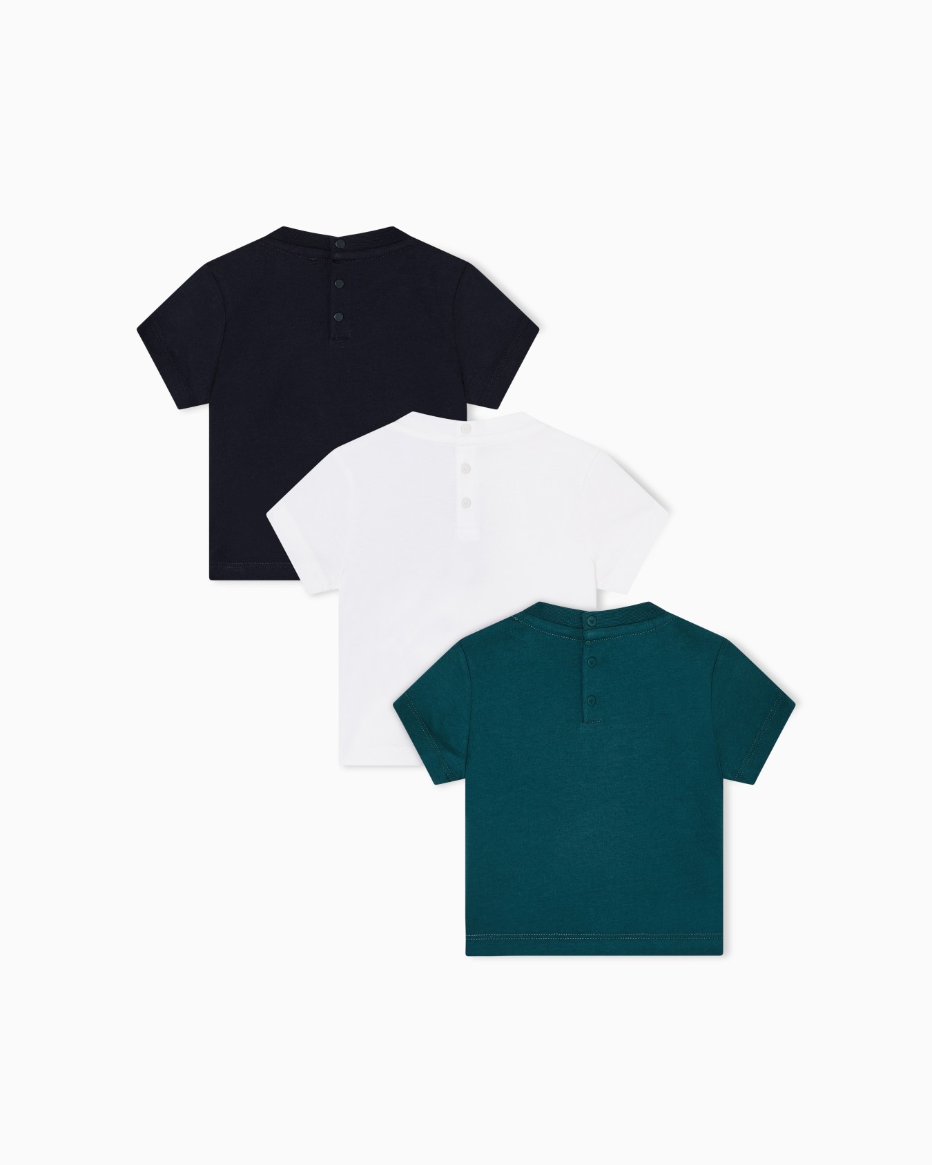 Paquete de tres camisetas de punto con logotipo estampado ASV Diapositiva 2