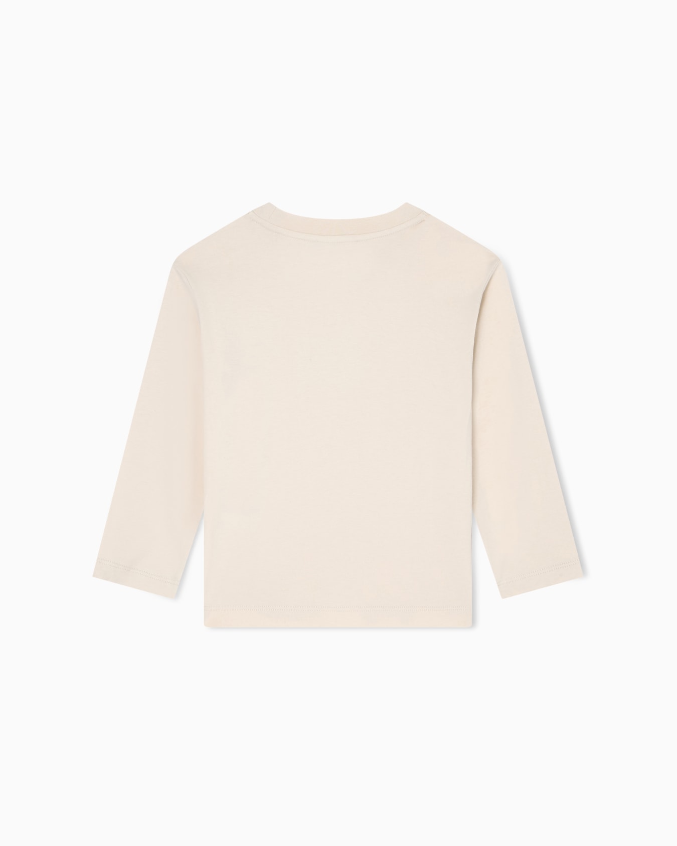 Long-sleeved jersey T-shirt with eagle print Slide 2