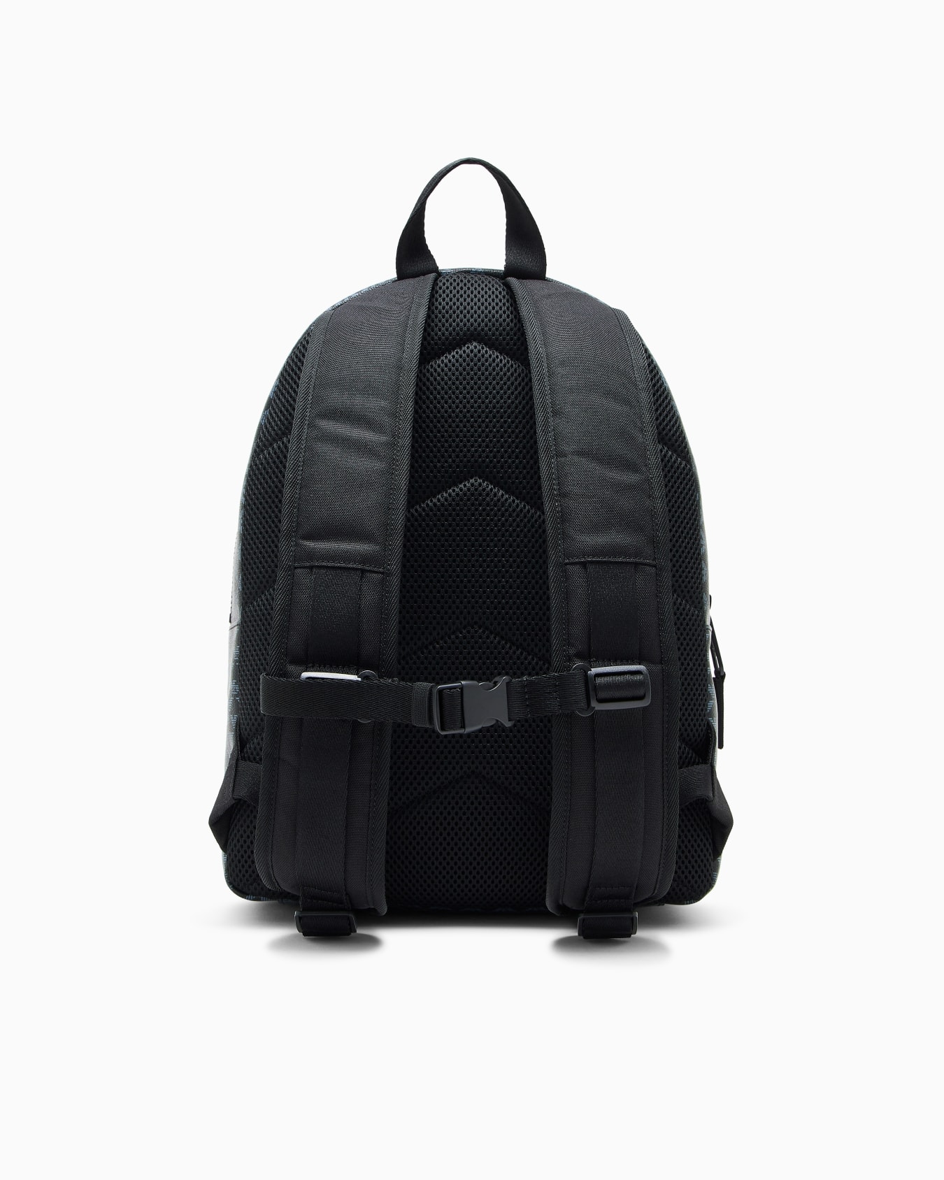 Backpack with an all-over eagle pattern and front zip pocket Slide 2