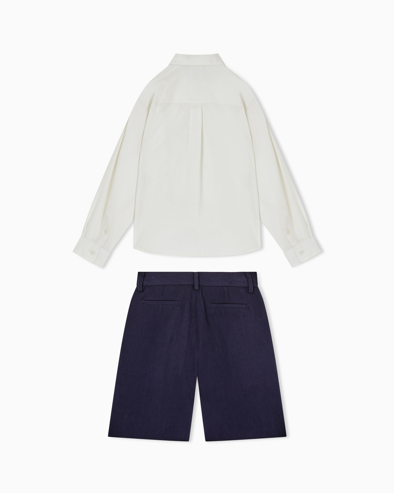 Poplin shirt and Bermuda shorts set Slide 2