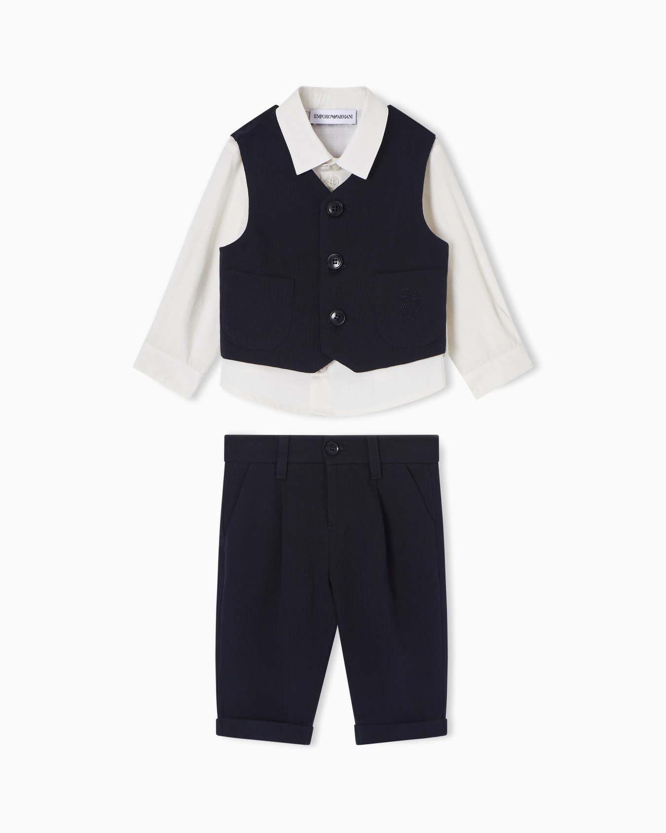Shirt, waistcoat and trousers set Slide 0