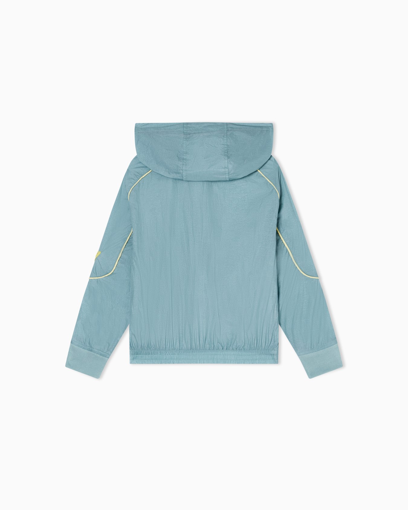 Blouson en nylon avec capuche et passepoil Diapositive 2