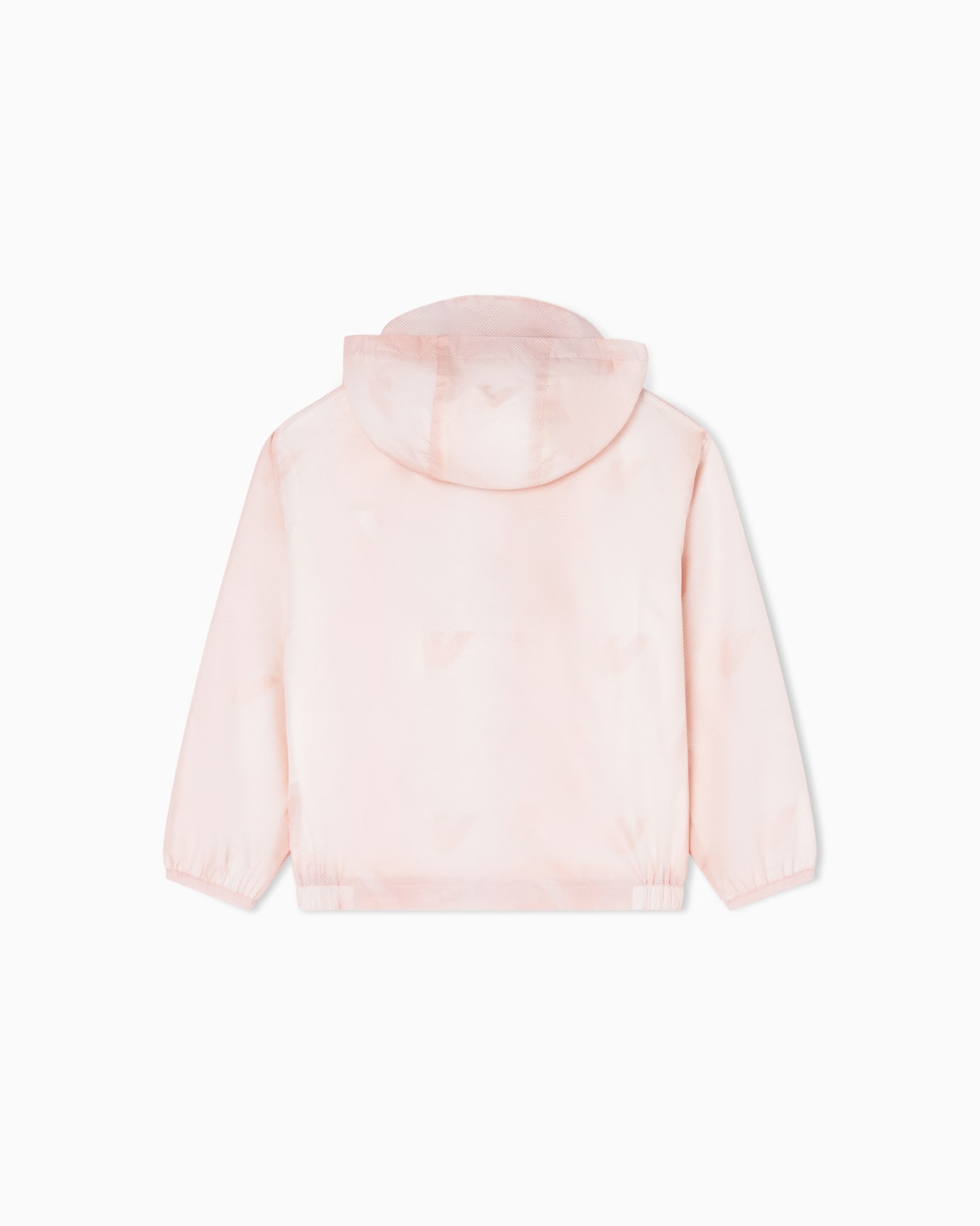 Hooded blouson in all-over eagle nylon スライドする 2