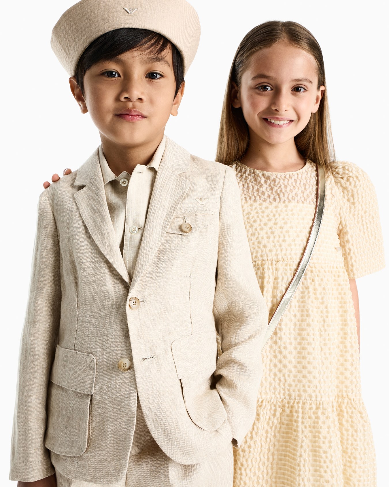 Chemisier en mélange de lin rayé jacquard Diapositive 3