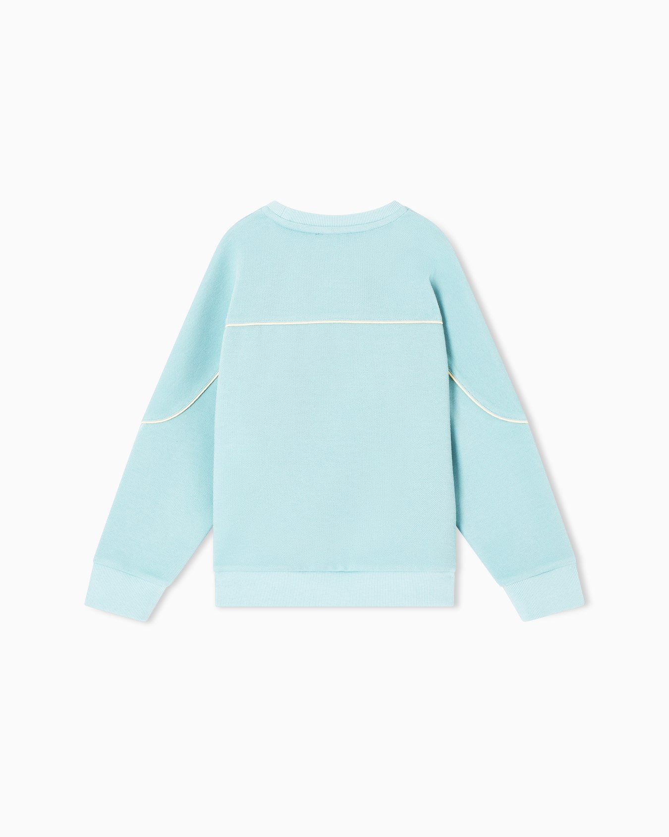 Double jersey piqué sweatshirt スライドする 2