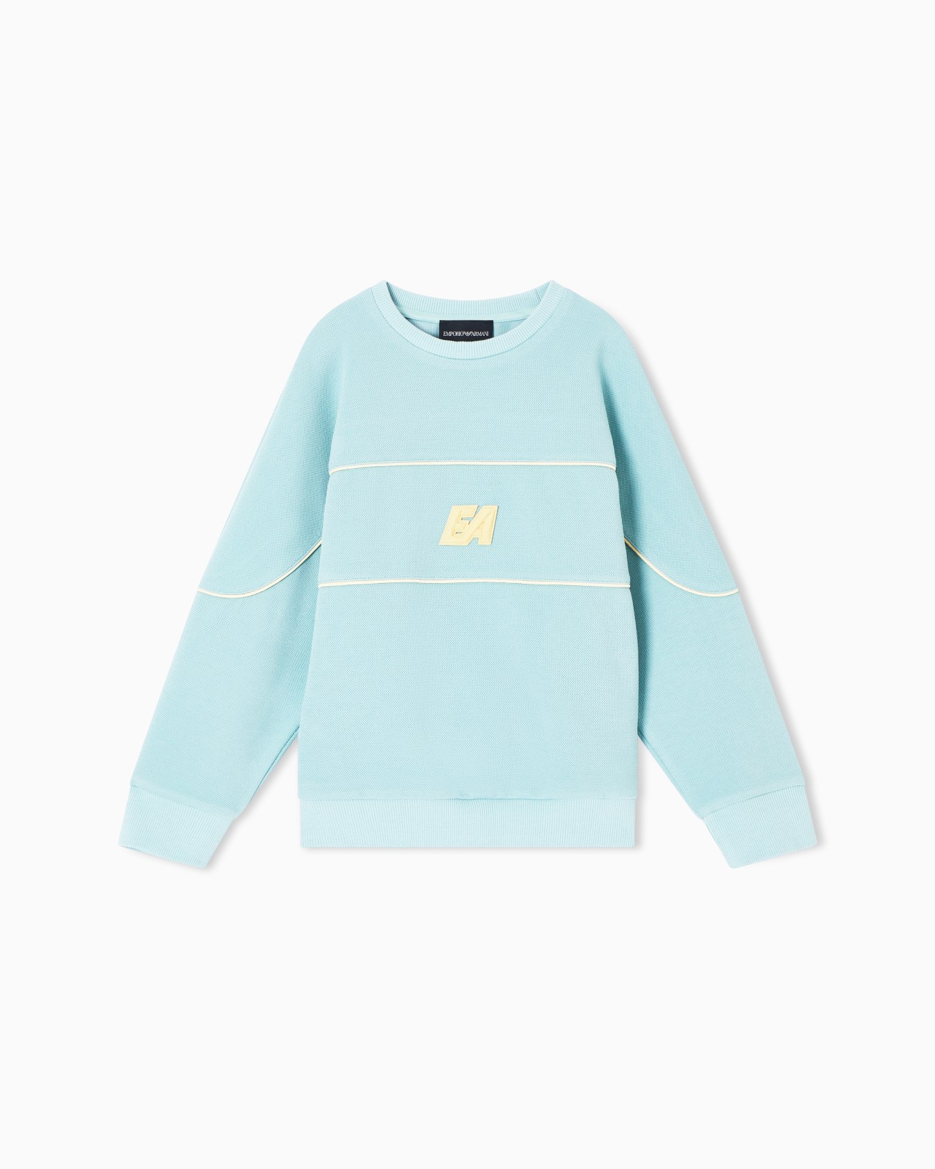 Double jersey piqué sweatshirt スライドする 0