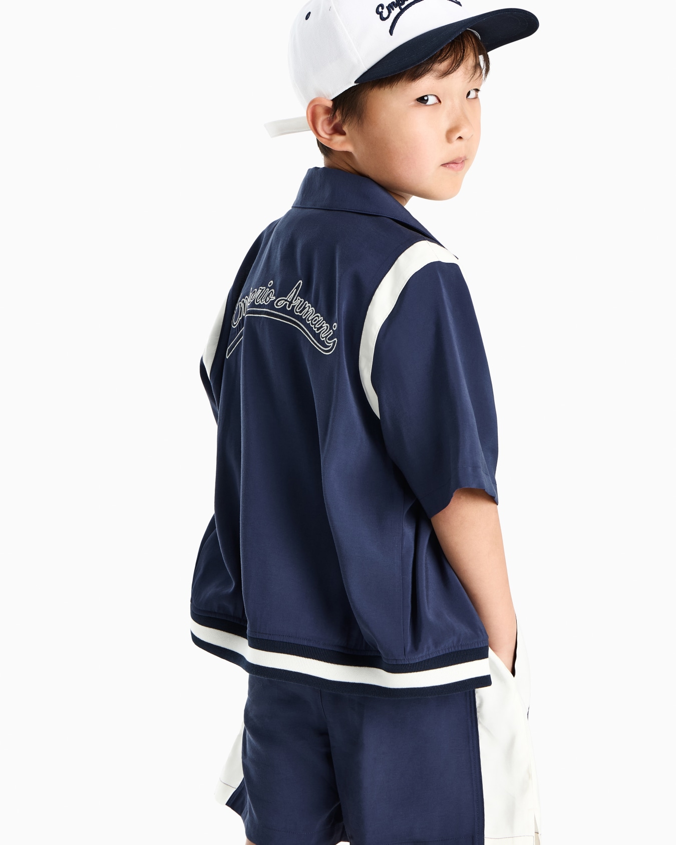 Rayon shirt and Bermuda shorts set Slide 3