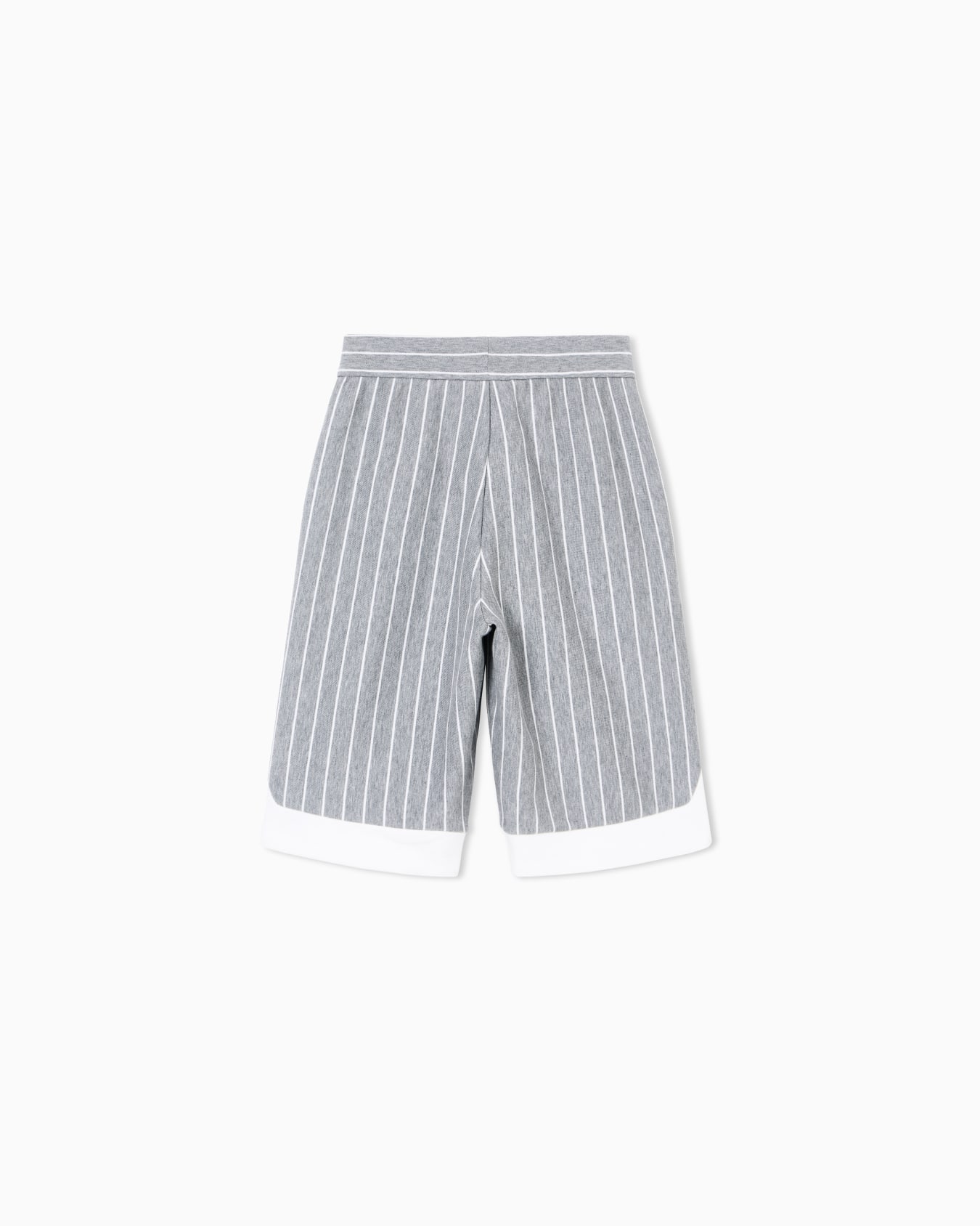 Striped jersey drawstring Bermuda shorts Slide 2