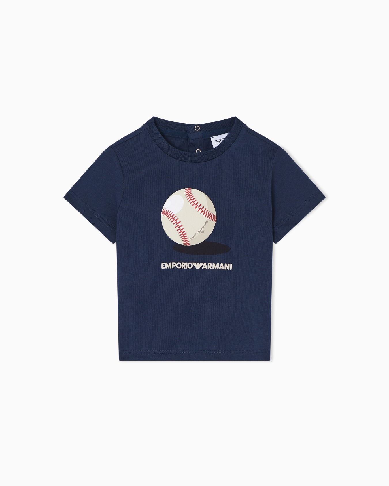 Tシャツ ジャージー ベースボールプリント スライドする 0