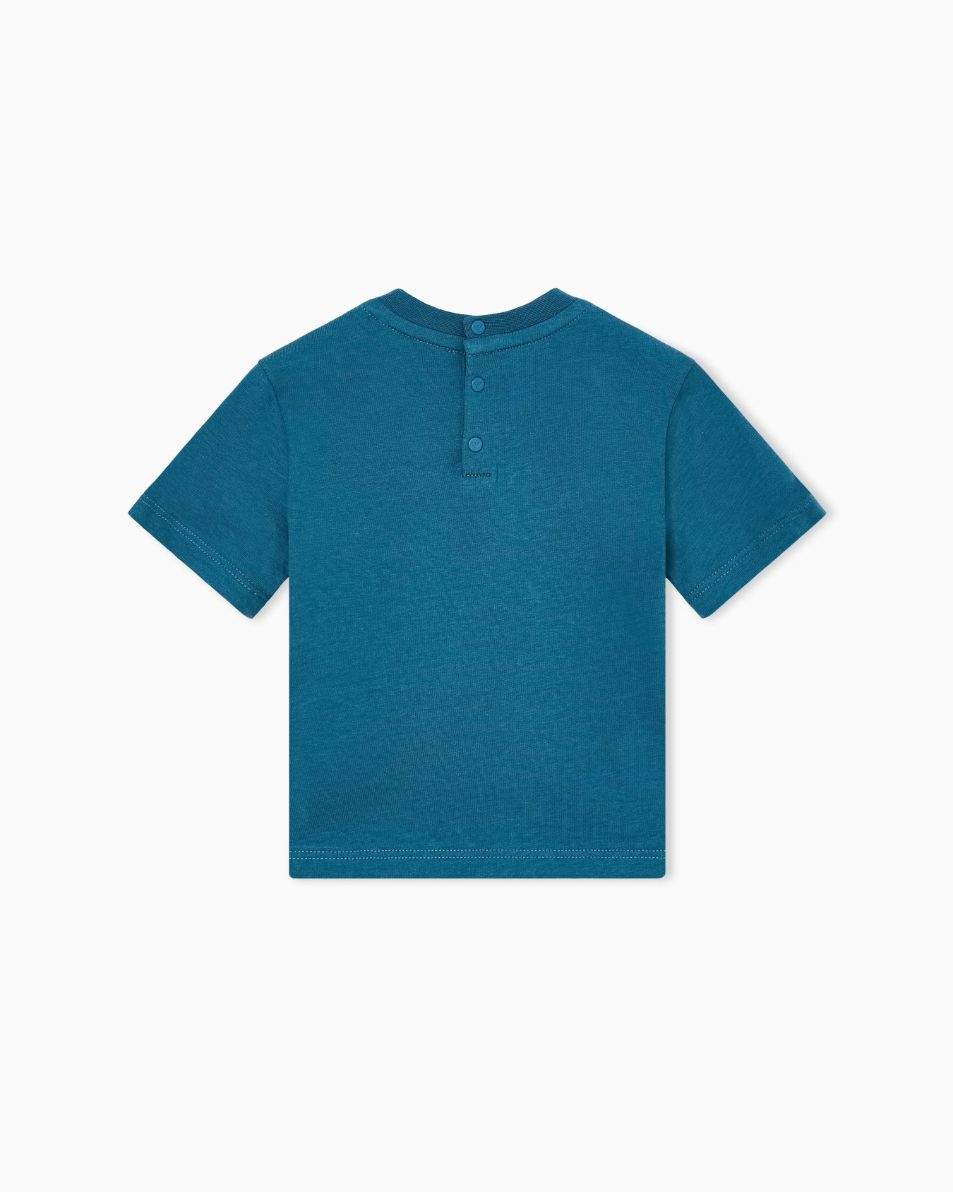 Tシャツ ジャージー ビーチプリント＆刺繍 スライドする 2