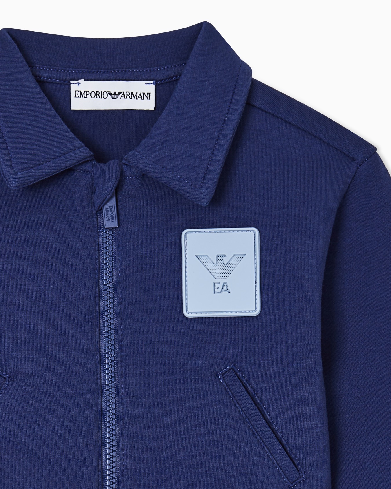 ジップアップ スウェットシャツ スライドする 1