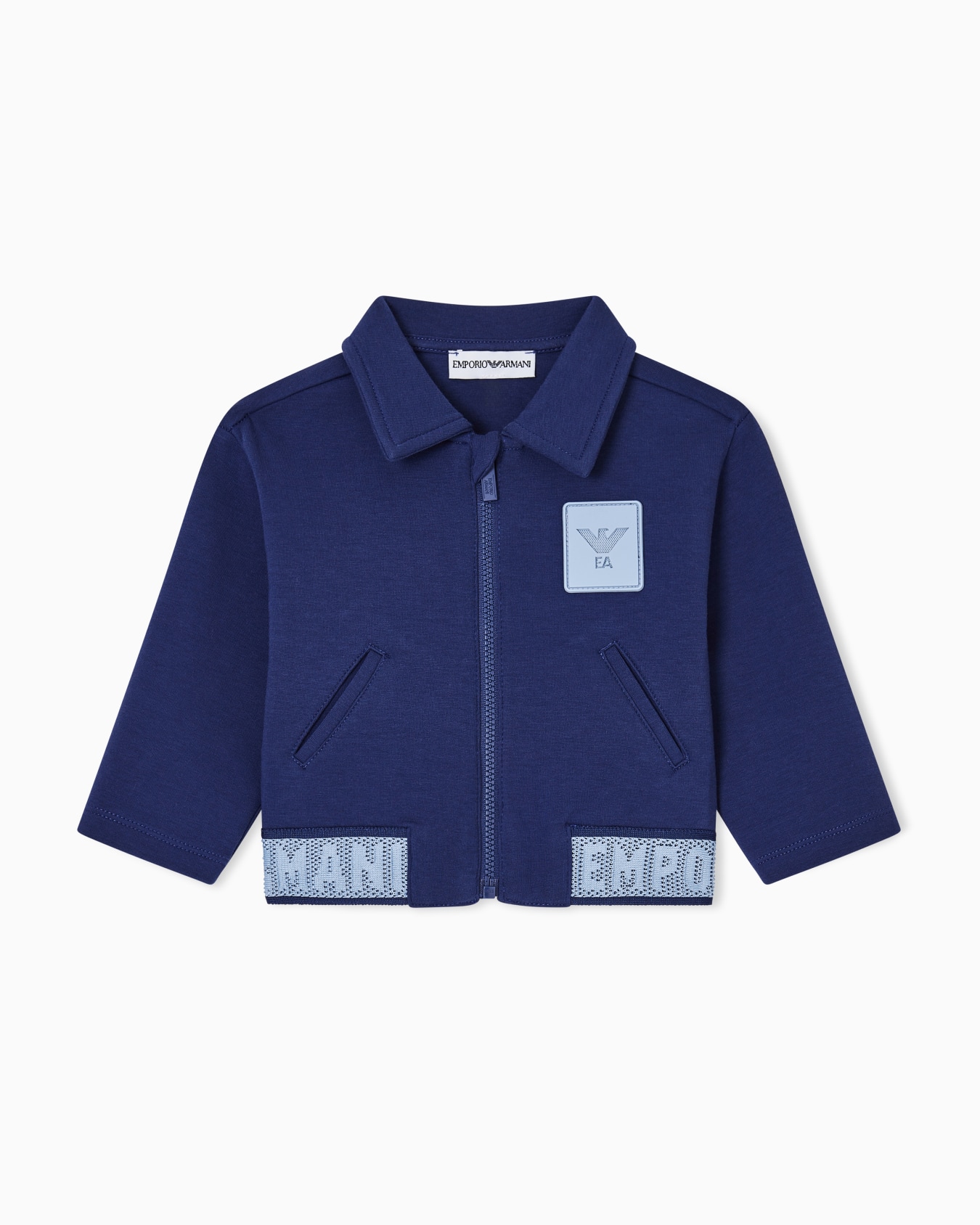 ジップアップ スウェットシャツ スライドする 0