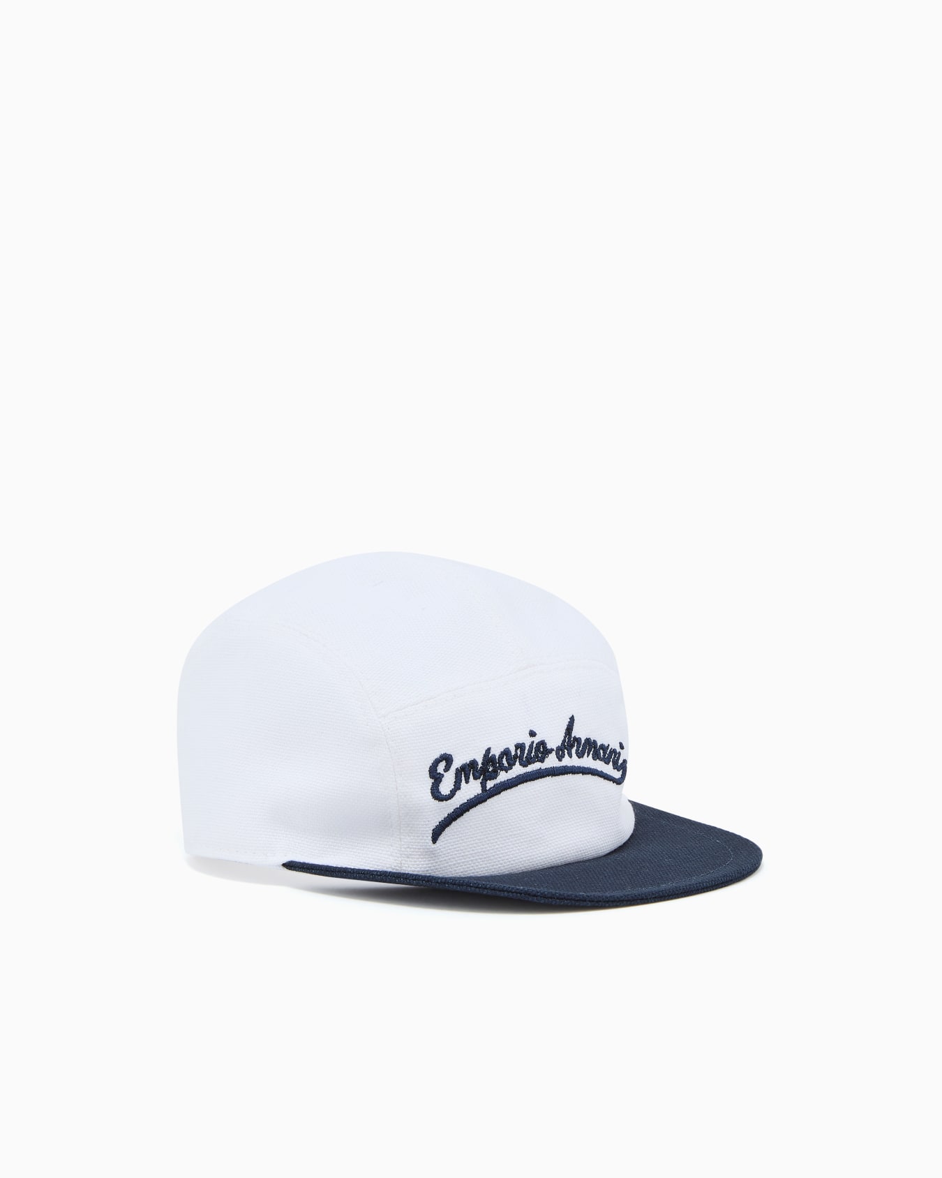 Cappello da baseball in canvas con ricamo logo Slide 0
