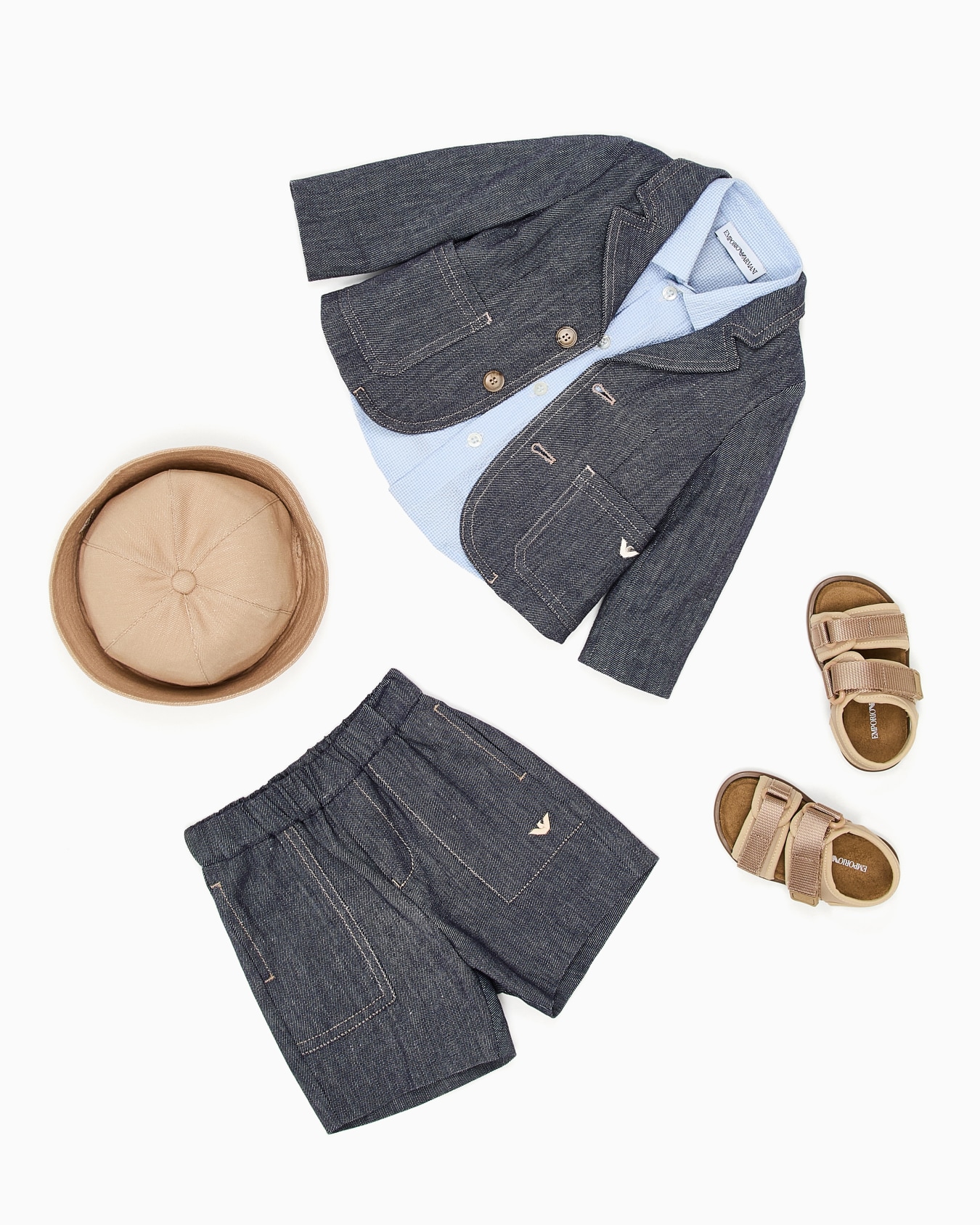 Stretch cotton seersucker shirt Slide 3