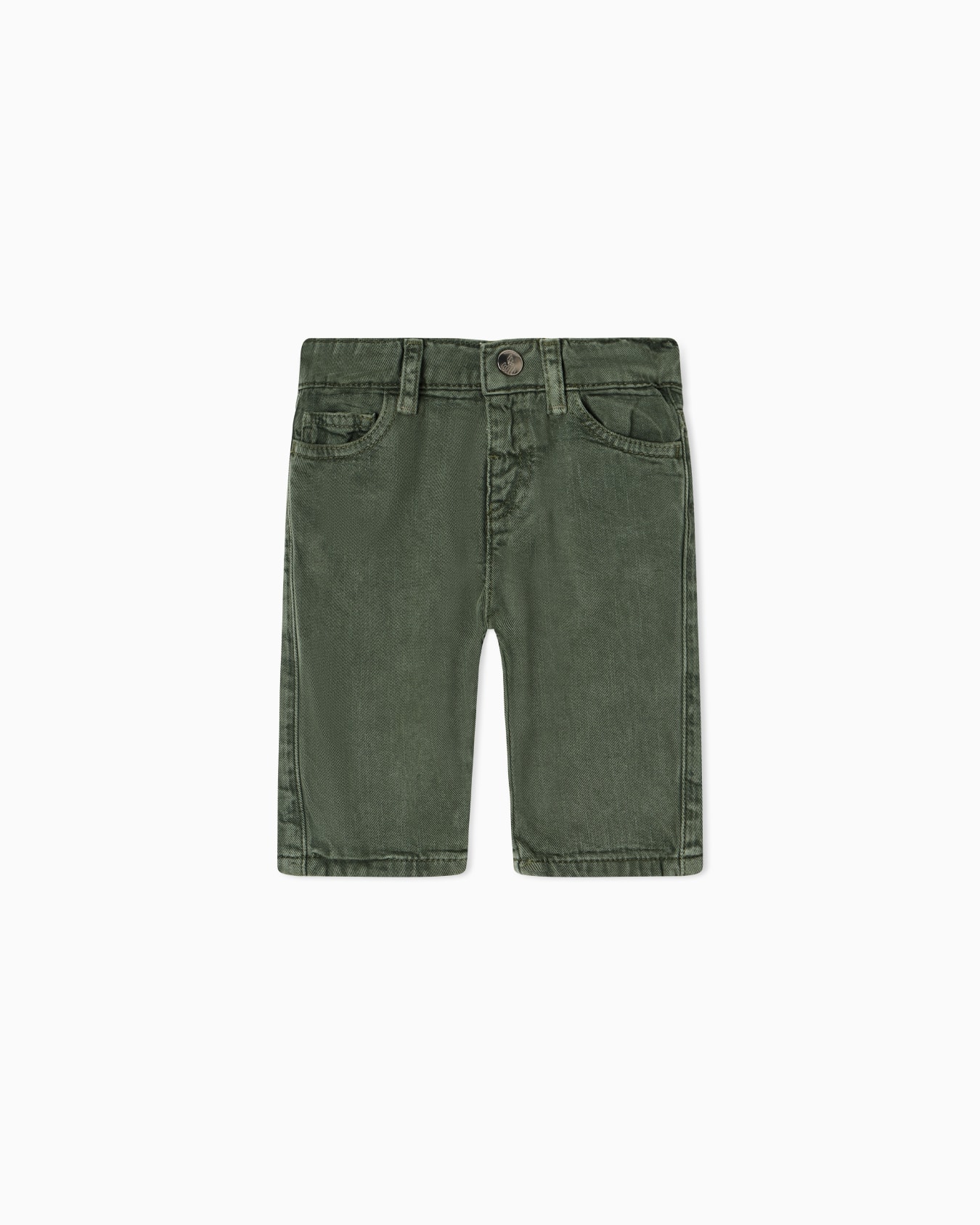 Lyocell-blend twill five-pocket trousers Slide 0