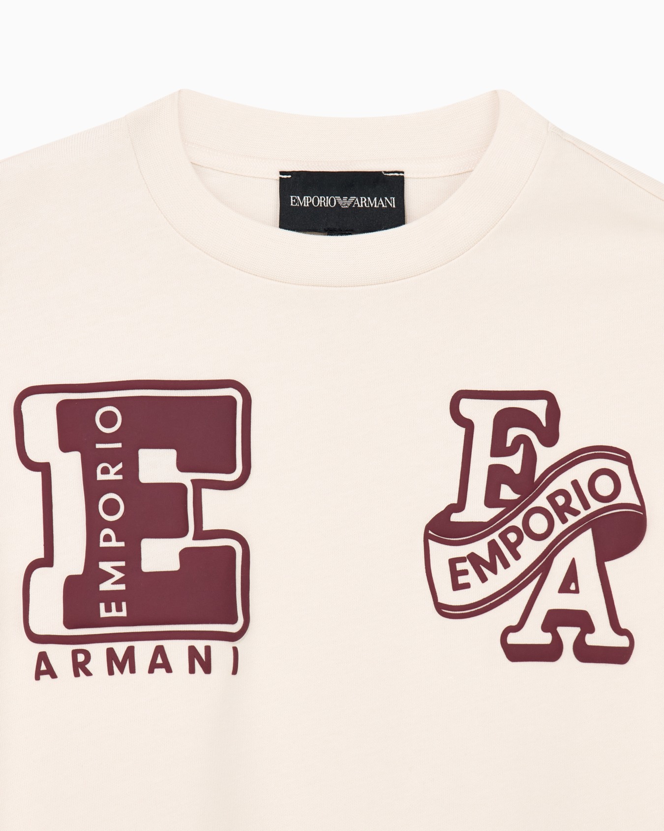 Heavy cotton jersey T-shirt with bold graphic print Slide 1