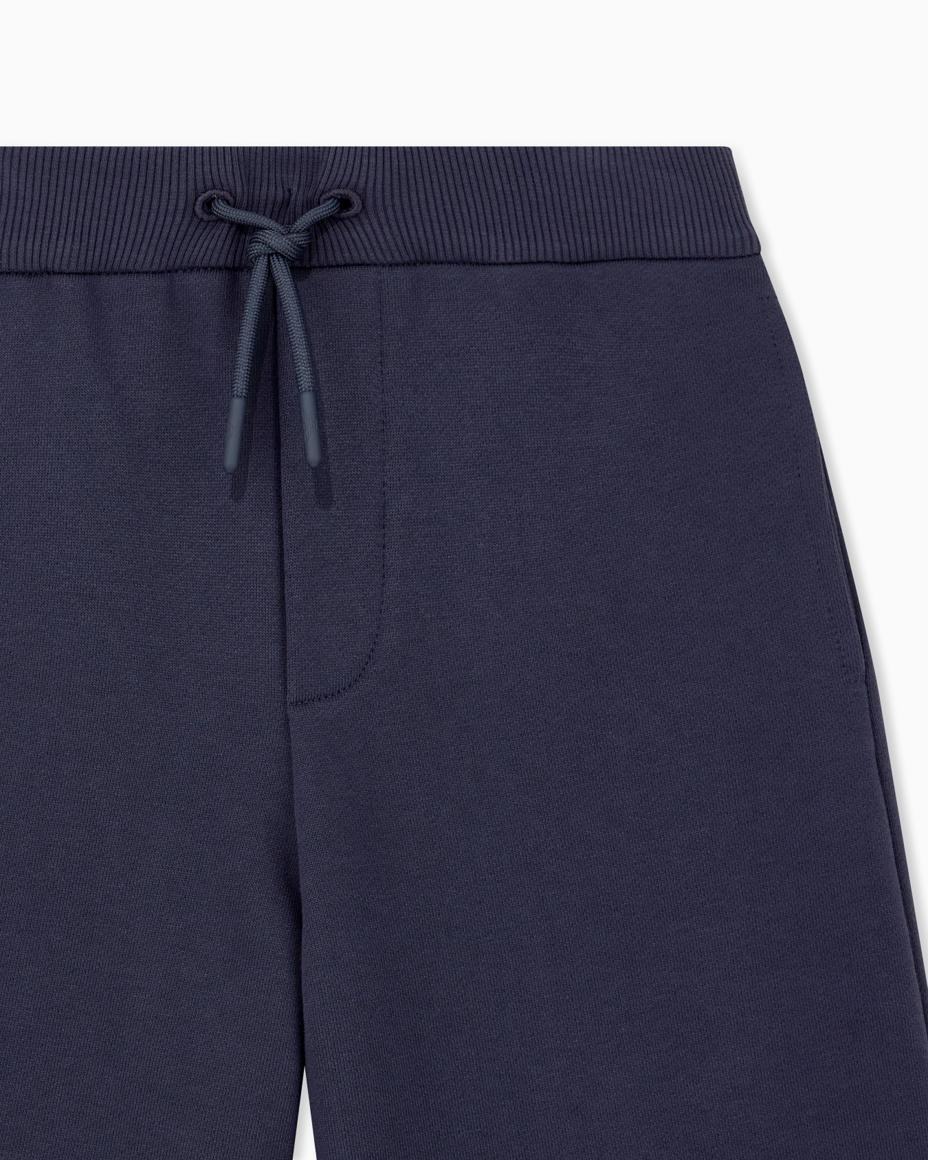 Short en molleton de coton avec cordon de serrage Diapositive 1