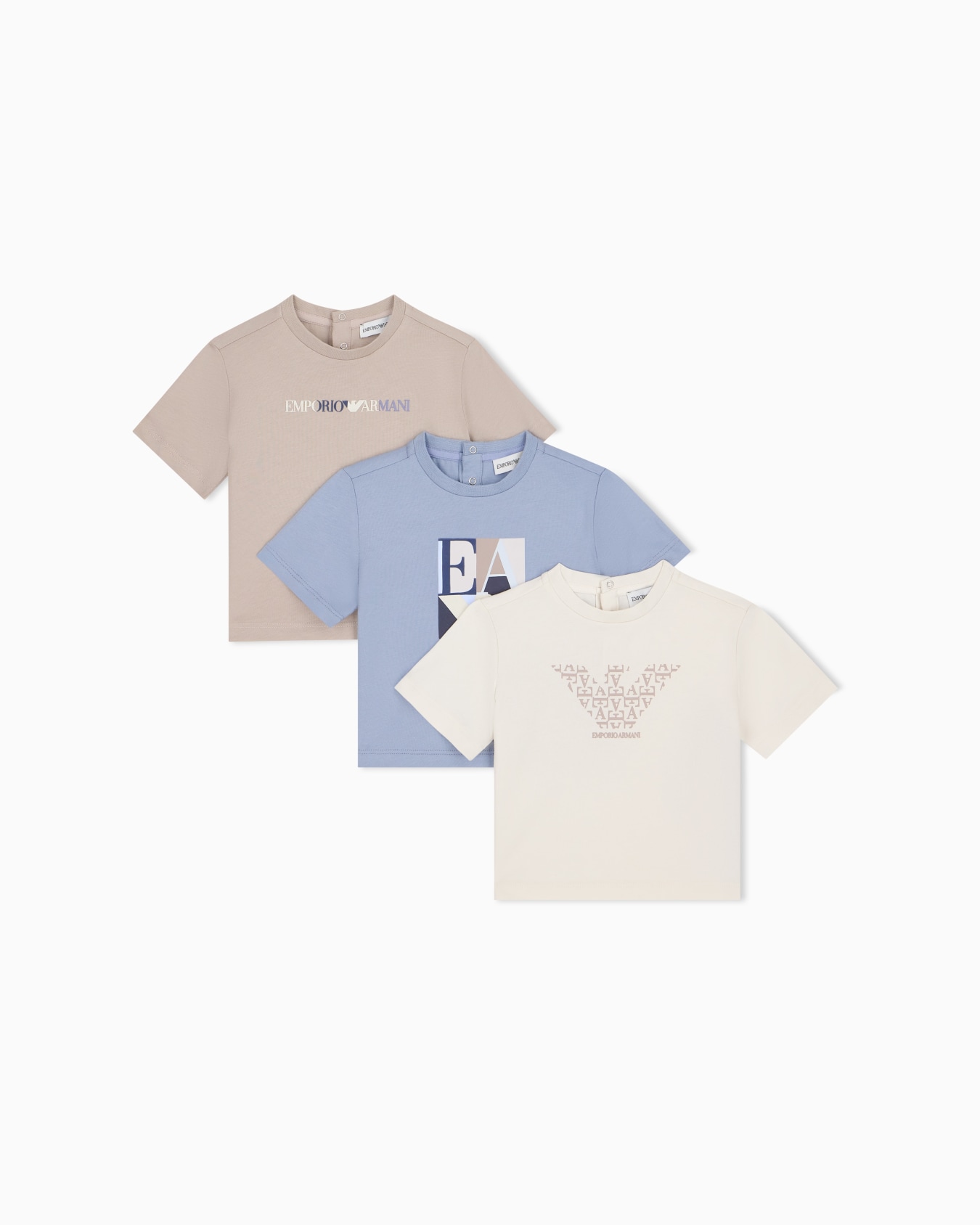 T-shirt set with regular fit for running in cotton jersey Slide 0