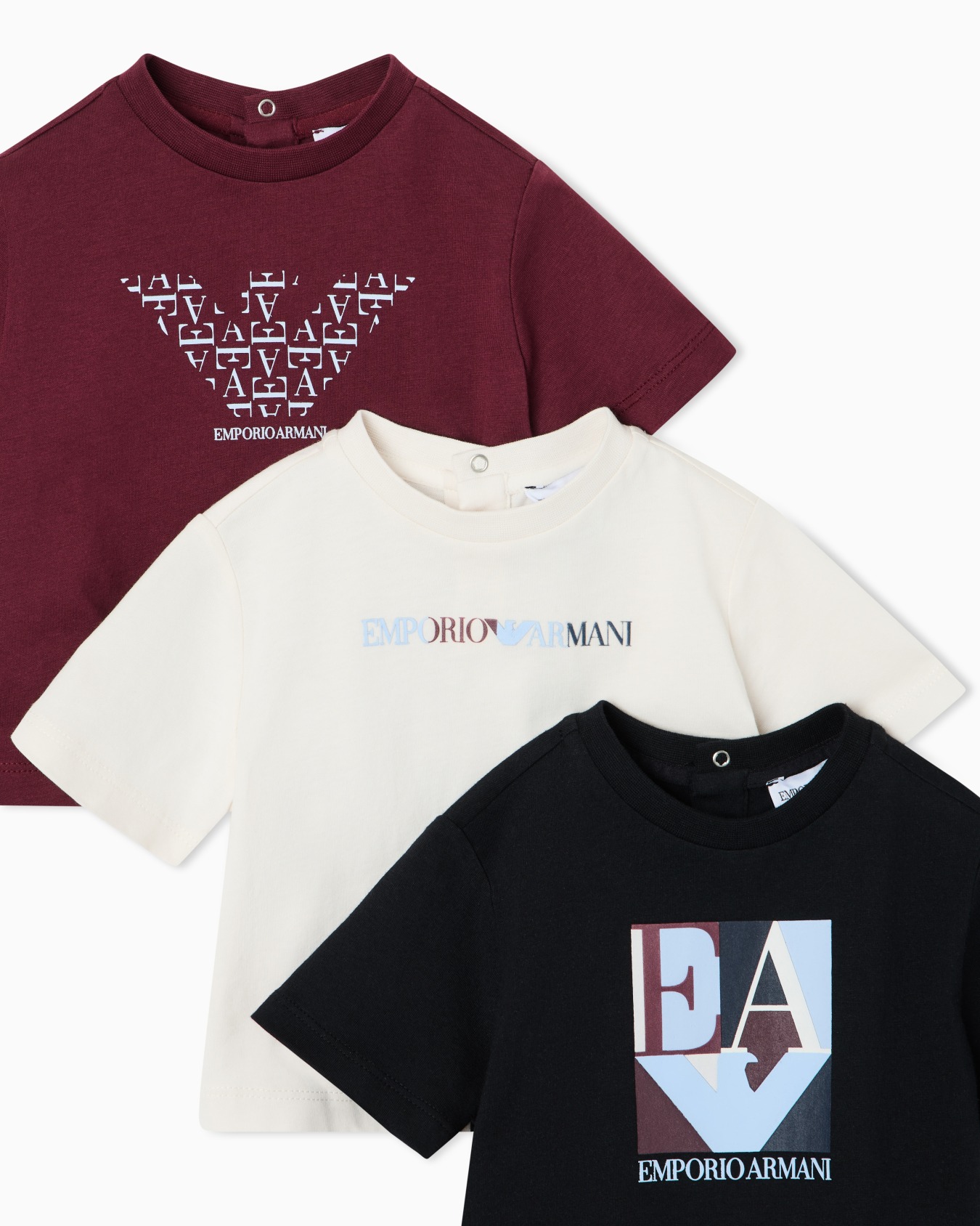 T-shirt set with regular fit for running in cotton jersey Slide 1