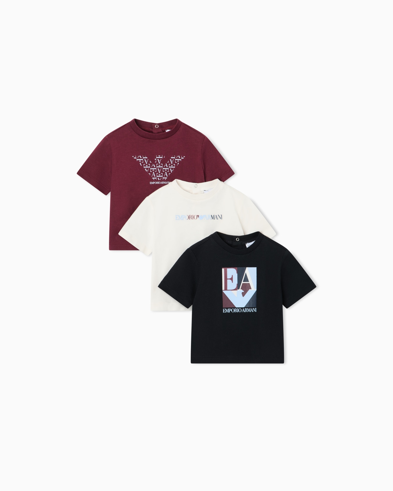 T-shirt set with regular fit for running in cotton jersey Slide 0