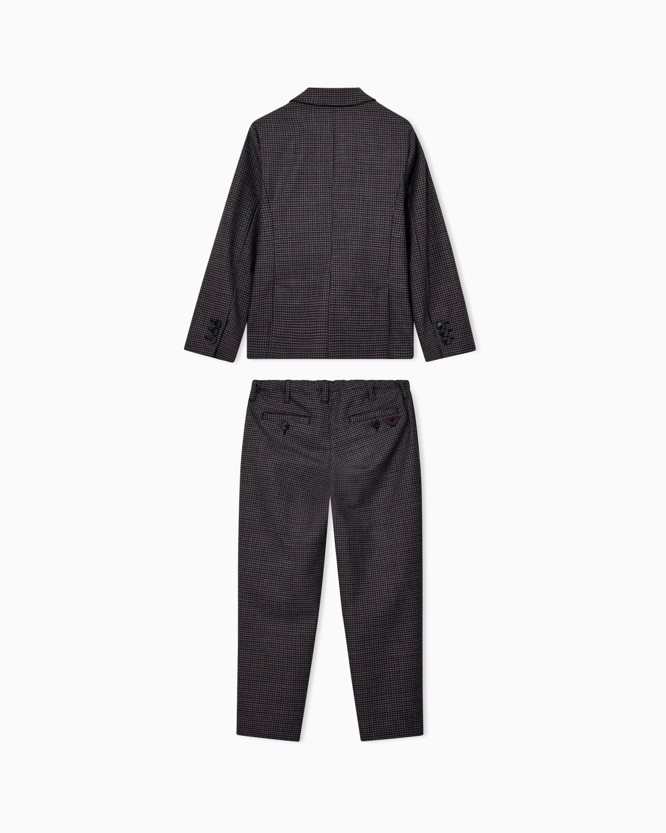 Single-breasted cool wool suit with a houndstooth pattern Slide 2