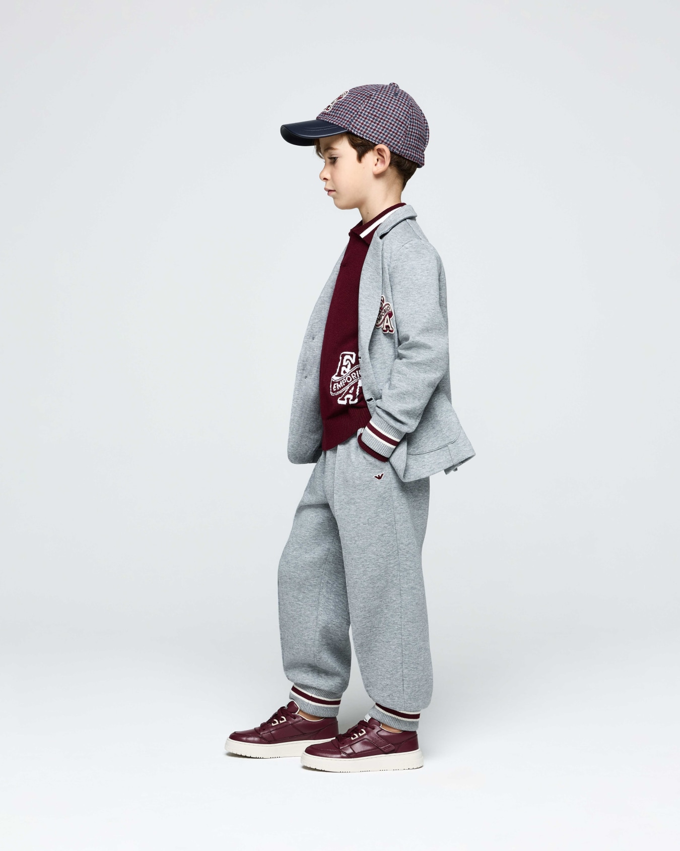 Blazer double jersey with ribbed cuffs and two buttons Slide 3
