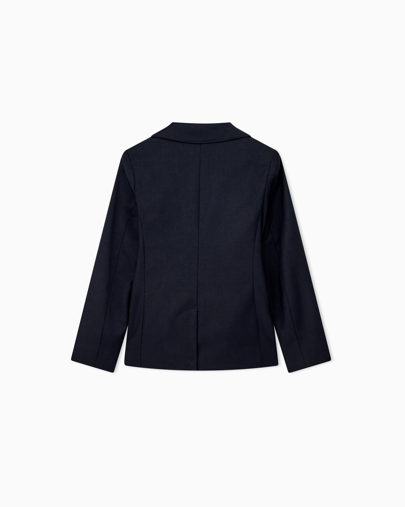 Fresco wool blazer with a notched lapel and flap pockets Slide 2