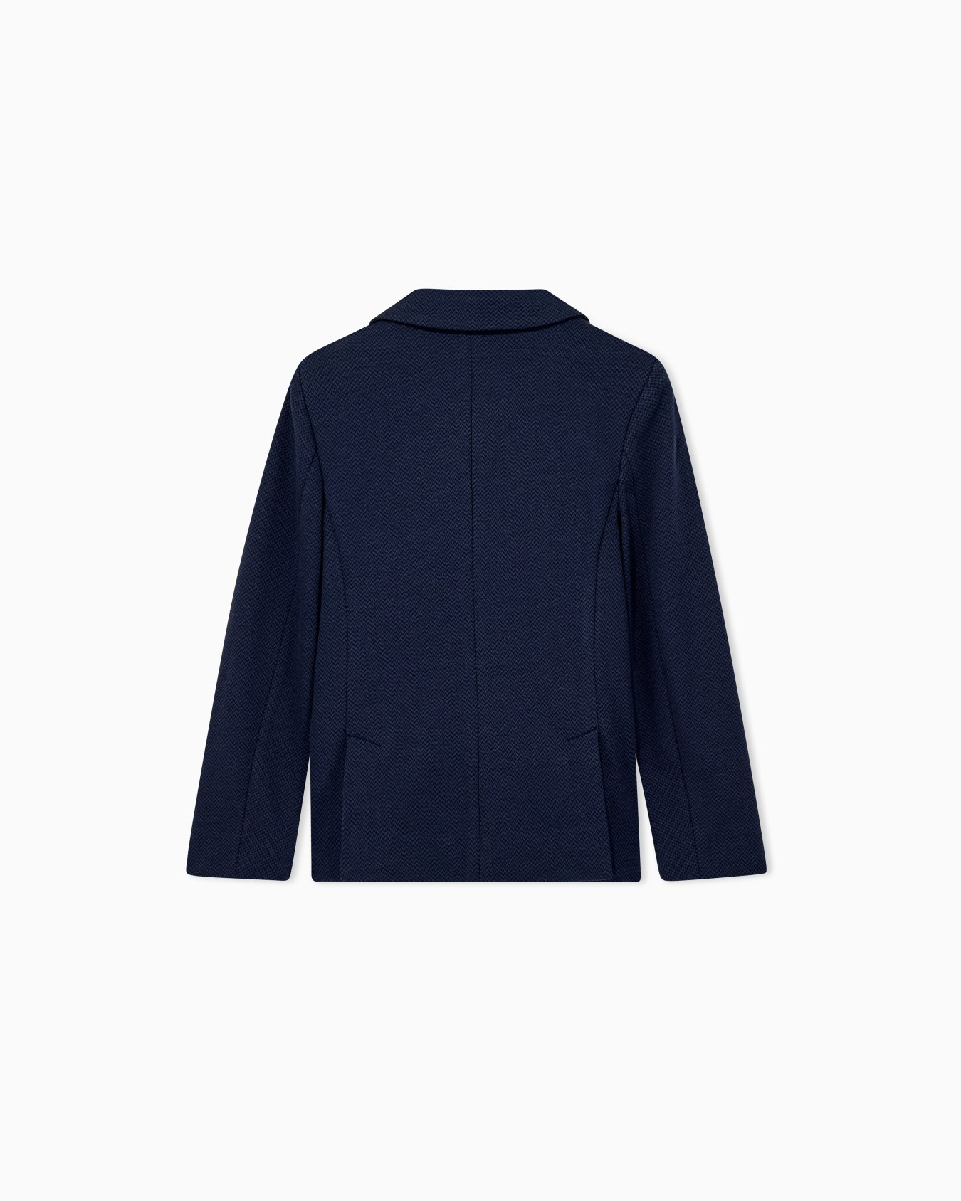 Blazer with micro-pattern and notched lapels and two buttons Slide 2