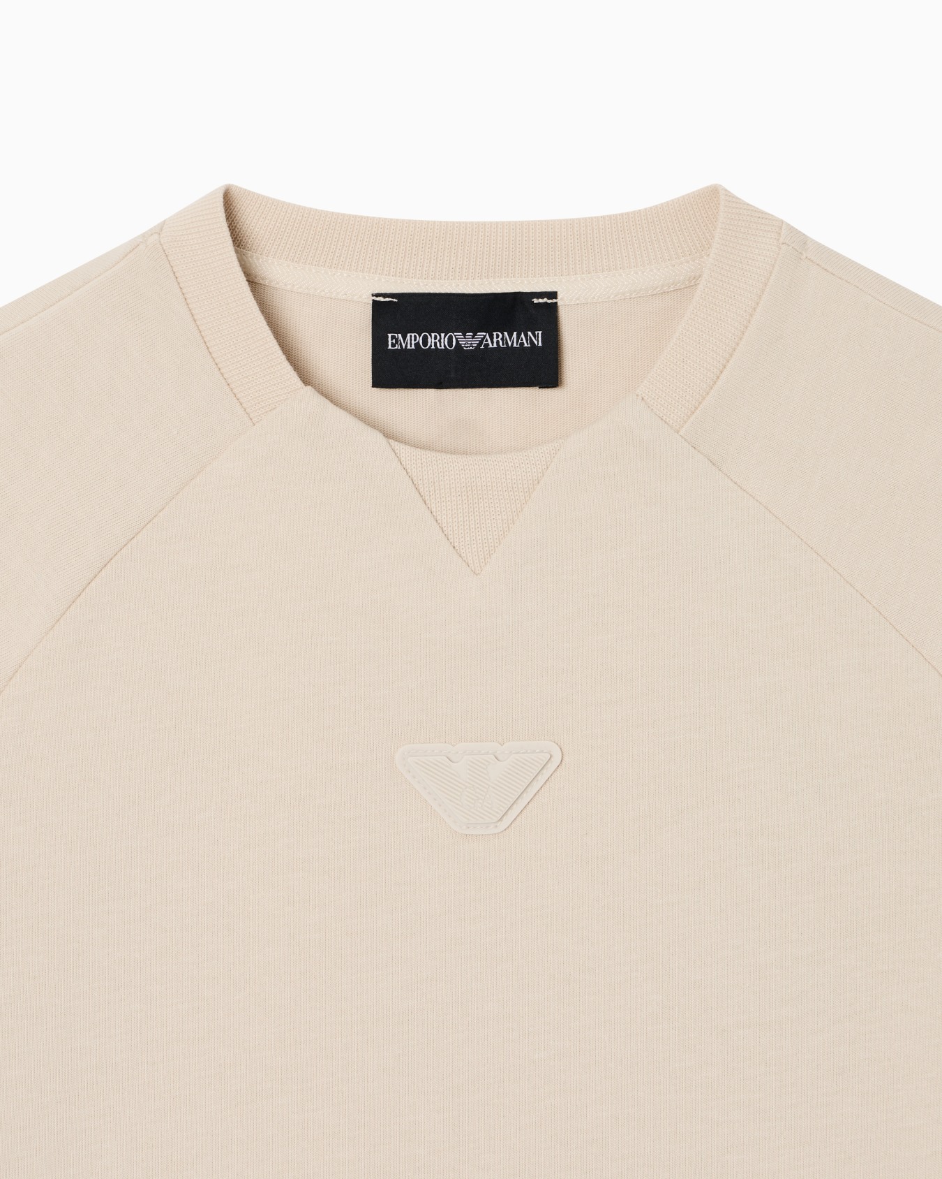 T-shirt and Bermuda shorts set in heavy jersey micro patch eagle スライドする 2