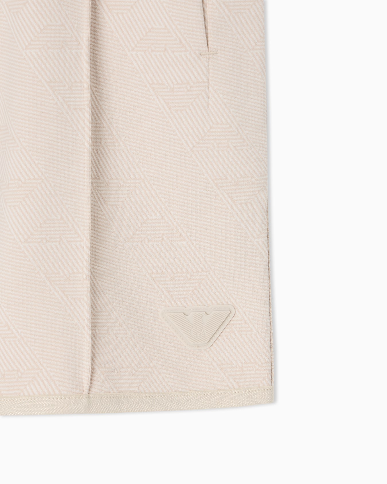 T-shirt and Bermuda shorts set in heavy jersey micro patch eagle スライドする 3