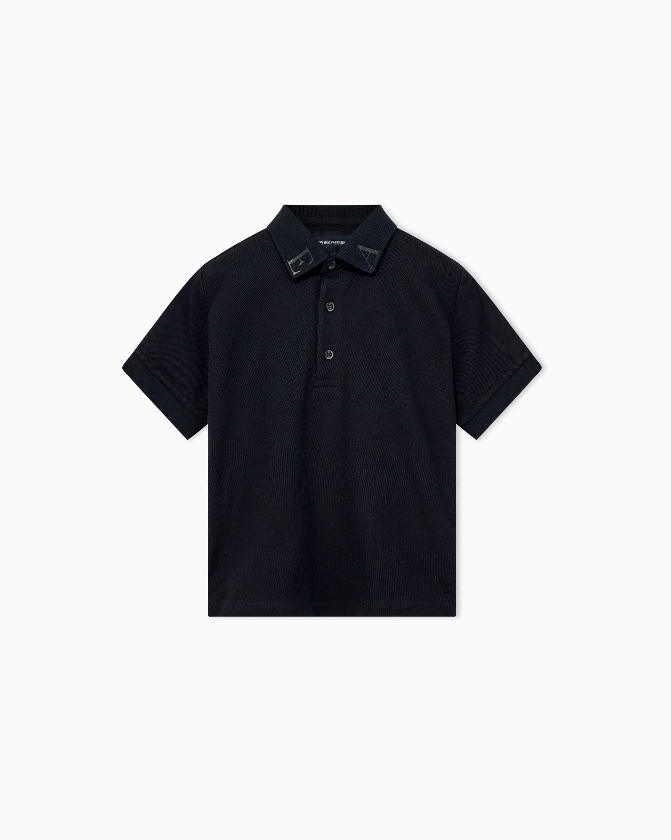 Polo shirt in cotton piqué with a three-button placket Slide 0