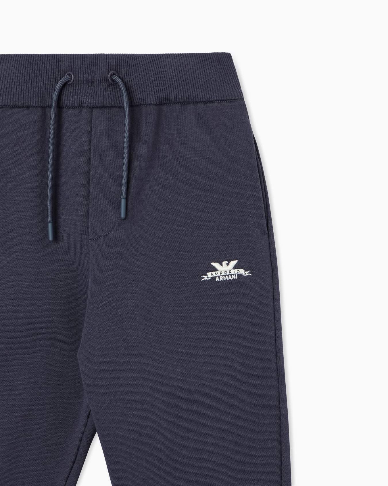 Jogginghose im Regular Fit aus Baumwollfleece mit Kordelzug Folie 1