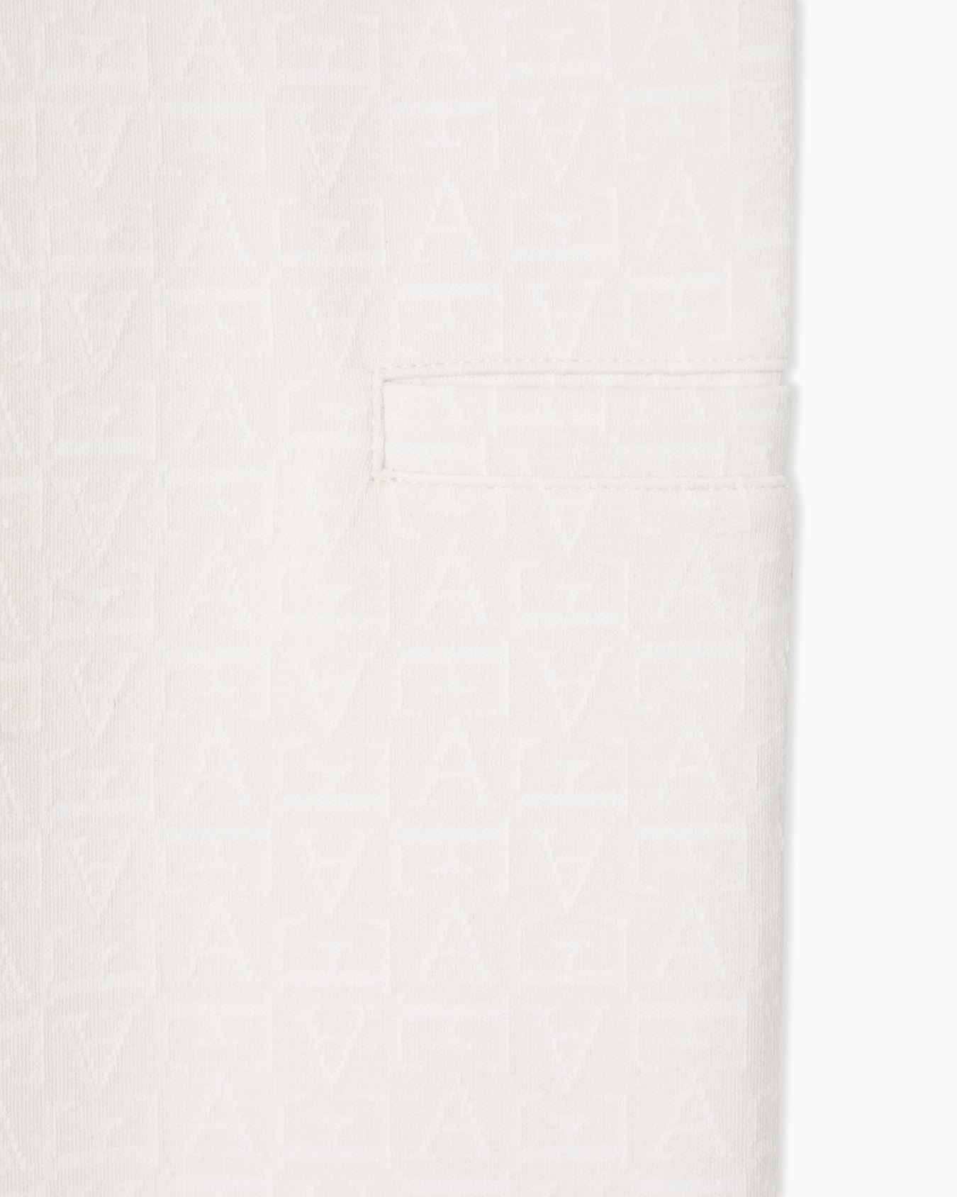 Trousers in jacquard double jersey with an elastic waistband Slide 1