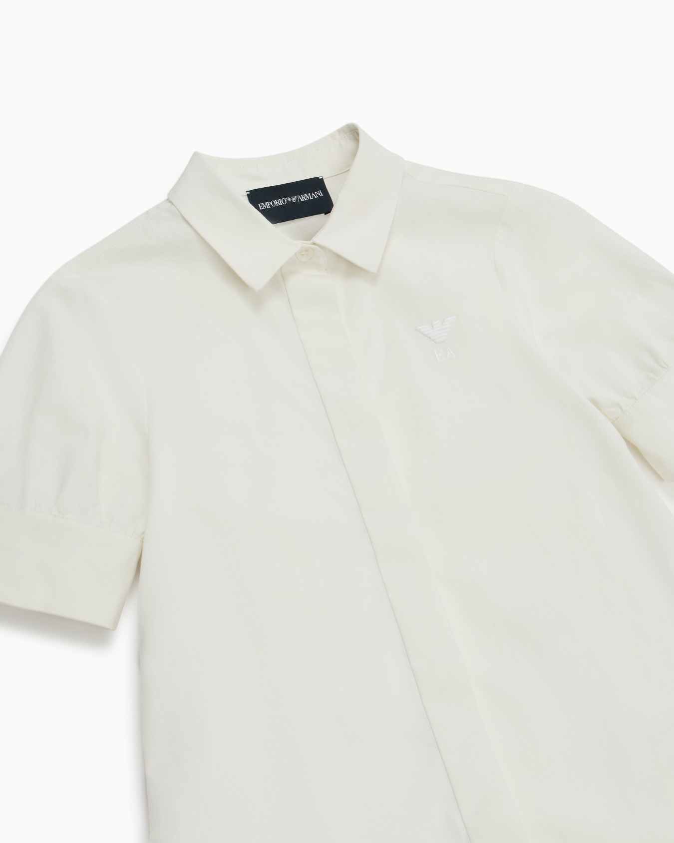 Shirt dress with frill Slide 1