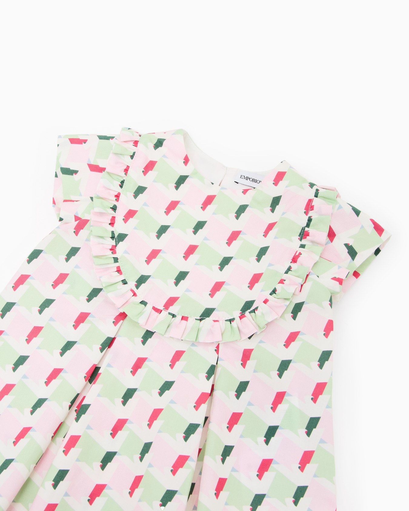 ドレス ポプリン オールオーバープリント スライドする 1