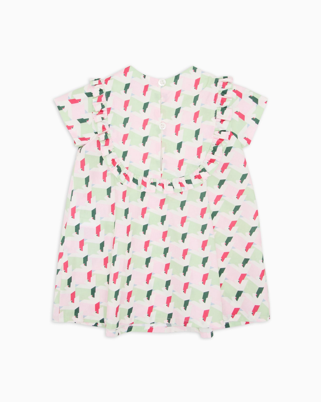 ドレス ポプリン オールオーバープリント スライドする 2