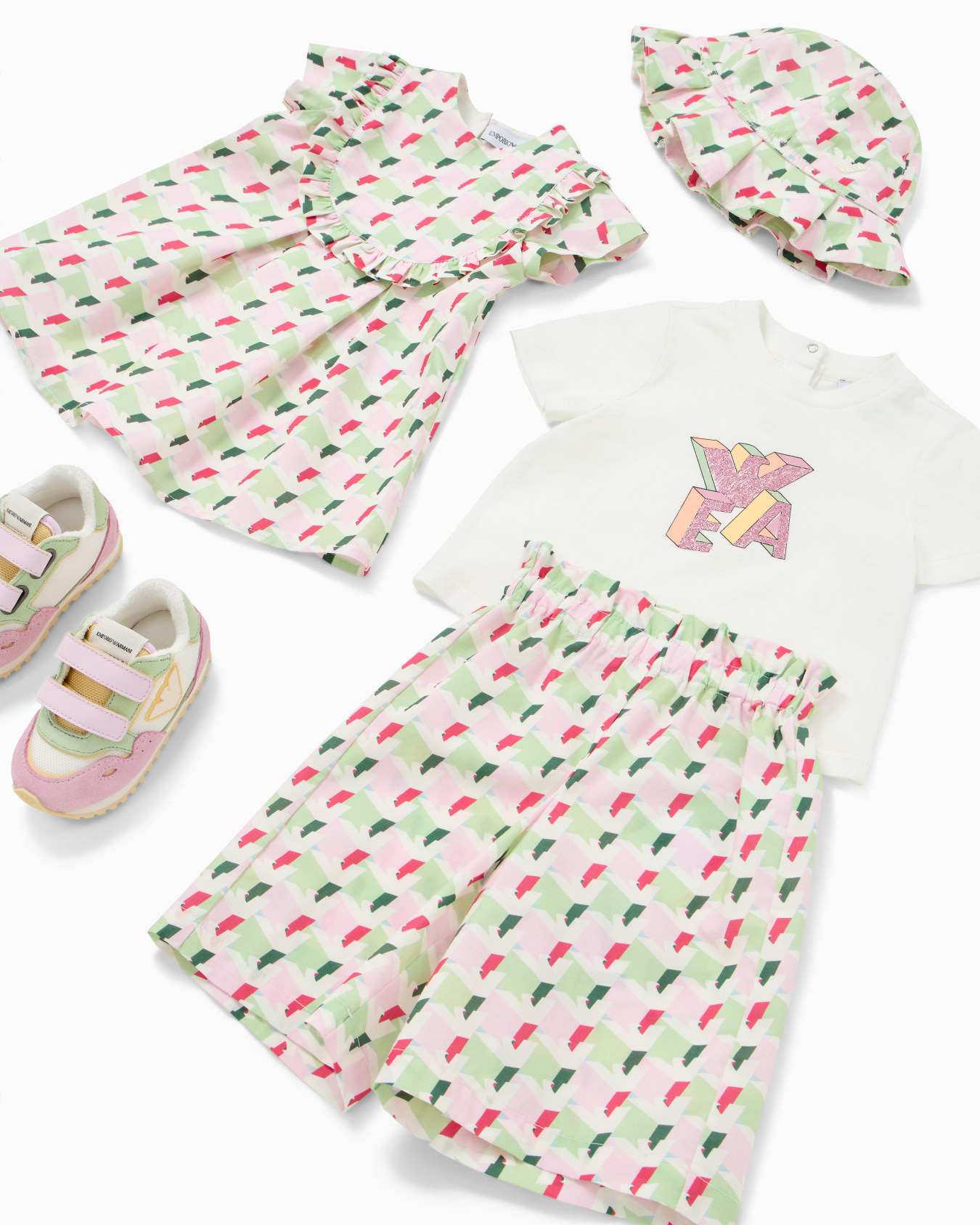 ドレス ポプリン オールオーバープリント スライドする 3