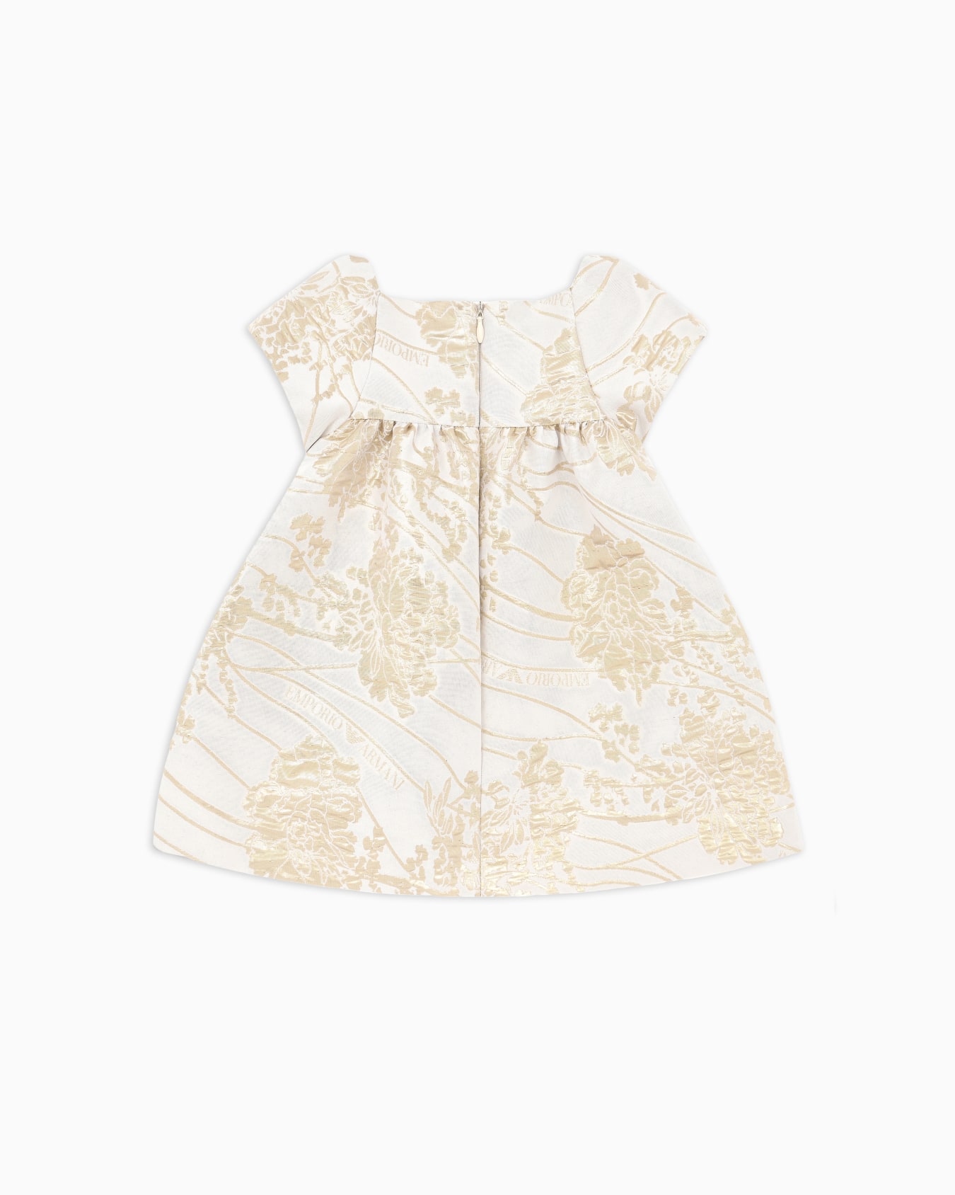 Ausgestelltes Kleid mit Lurex-Stickerei für besondere Anlässe Folie 2