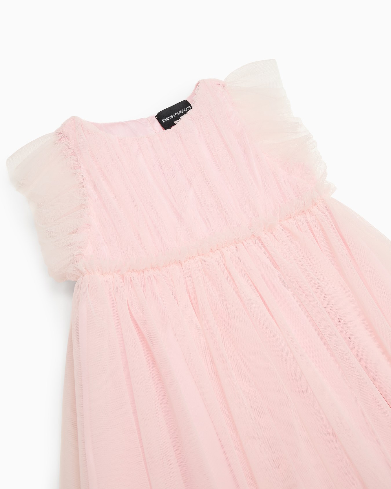 Abito in tulle effetto plissè Slide 1