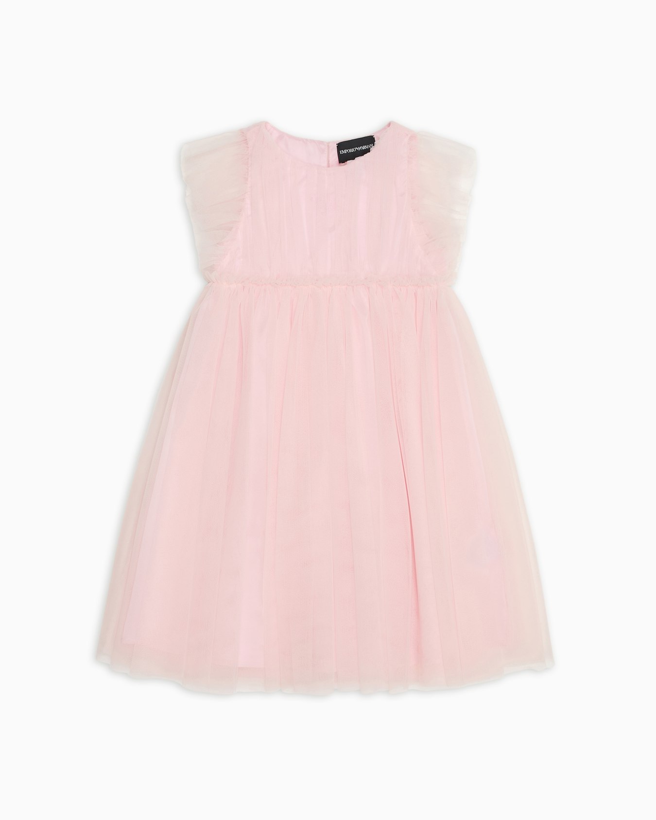 Abito in tulle effetto plissè Slide 0