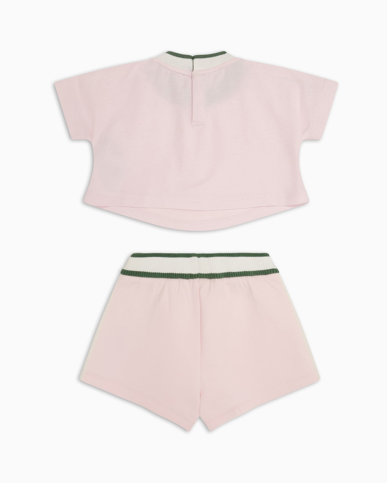 T-shirt and shorts set with logo tape jersey Slide 2