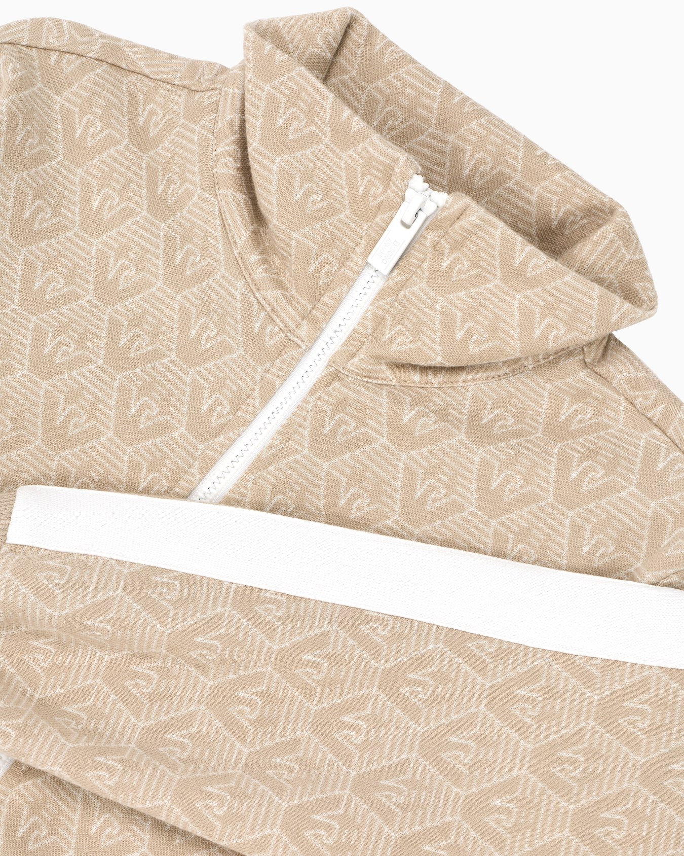 ASV Jacquard jersey full-zip sweatshirt with all-over eagles Slide 1