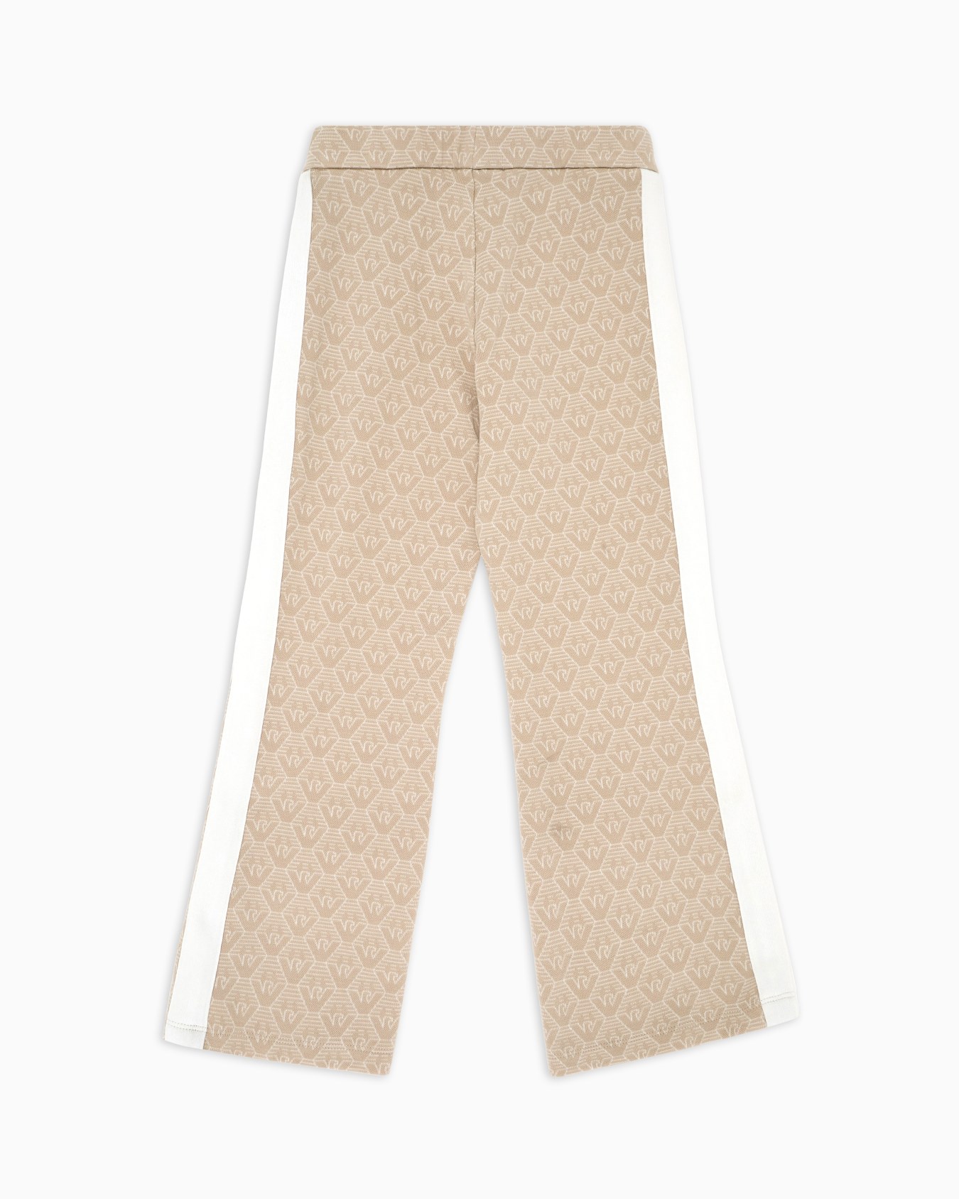 ASV Flared trousers in all-over eagle jacquard jersey Slide 0