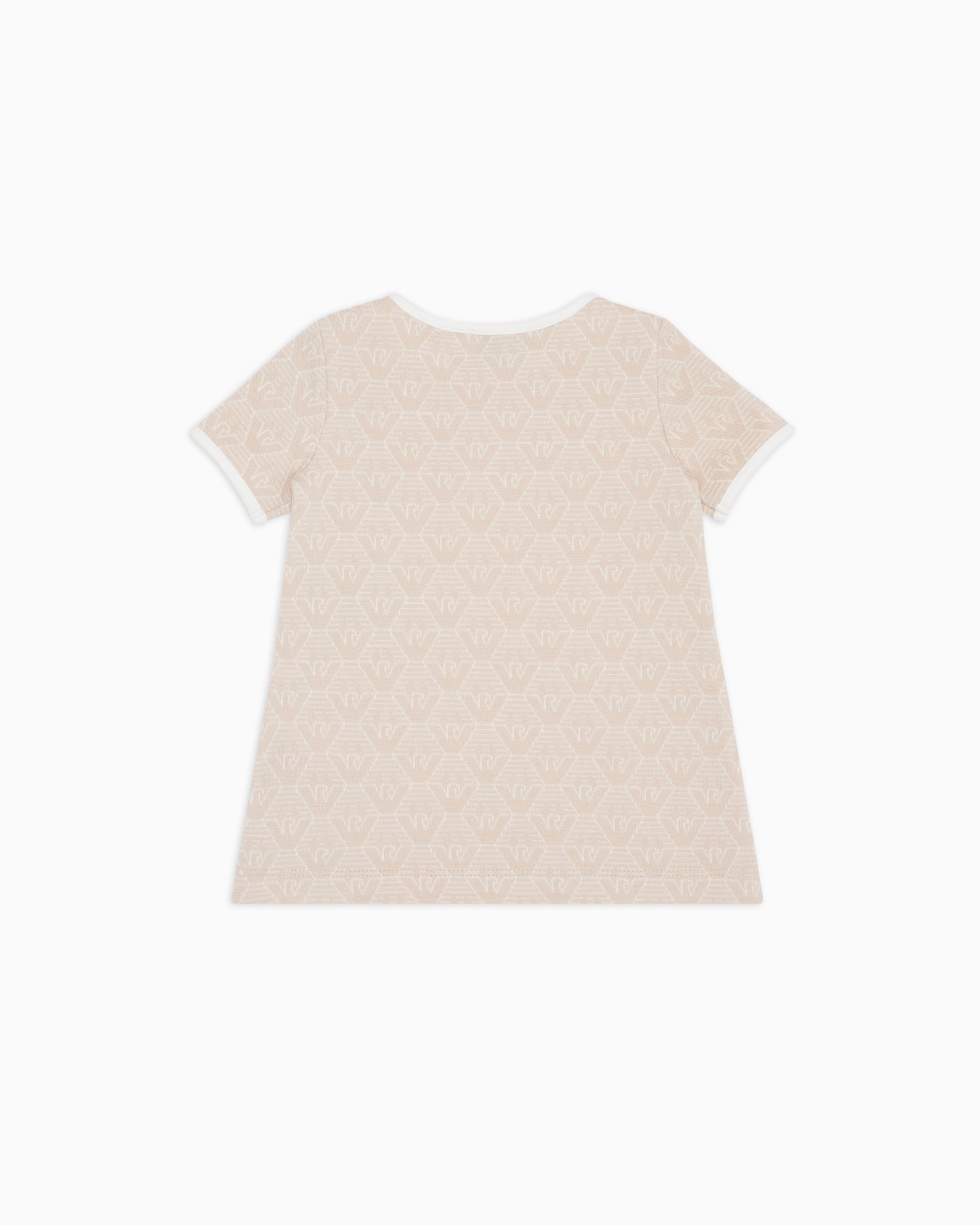 Jacquard jersey dress with all-over eagle Slide 2